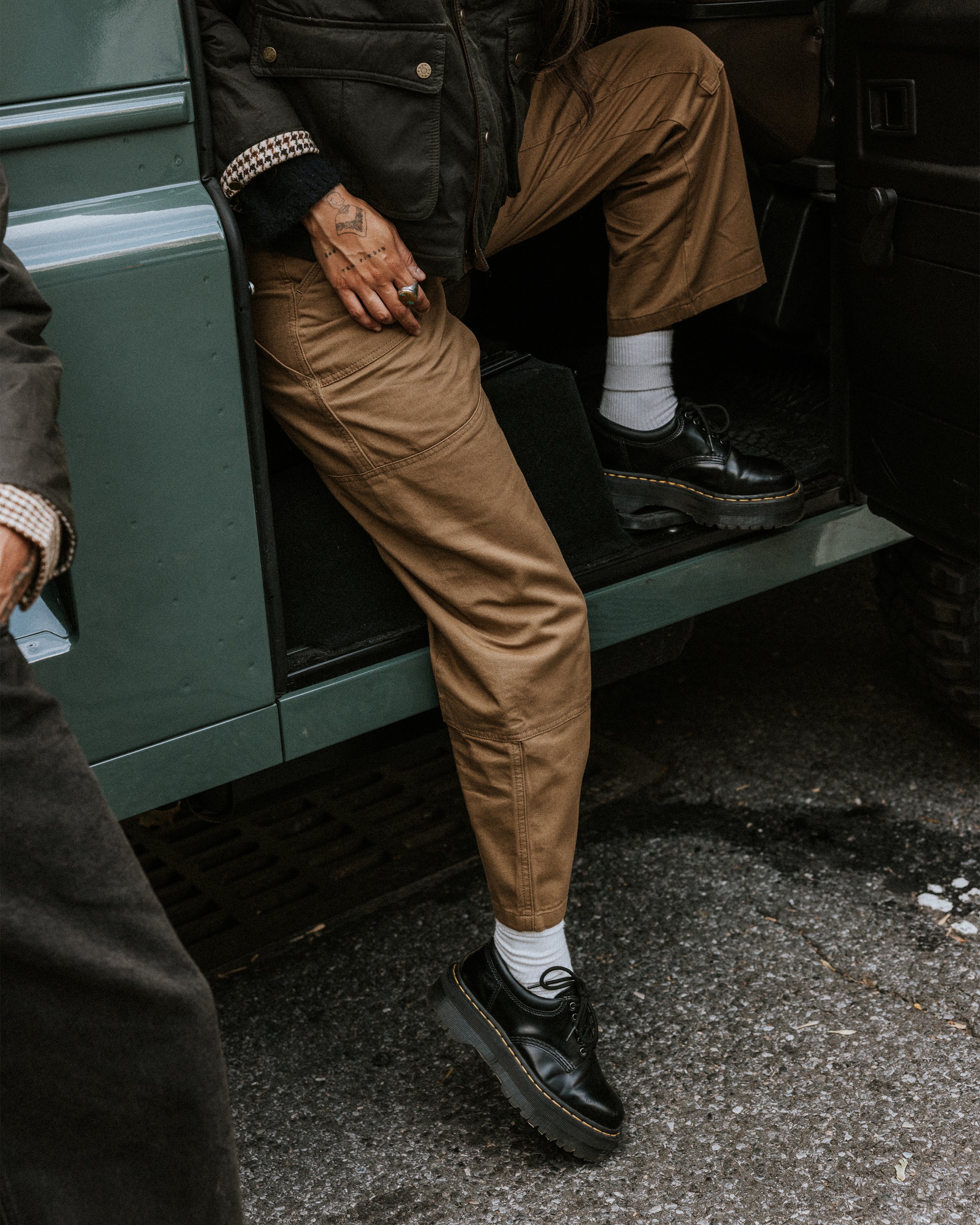 Surplus High Waisted Pants - Tan