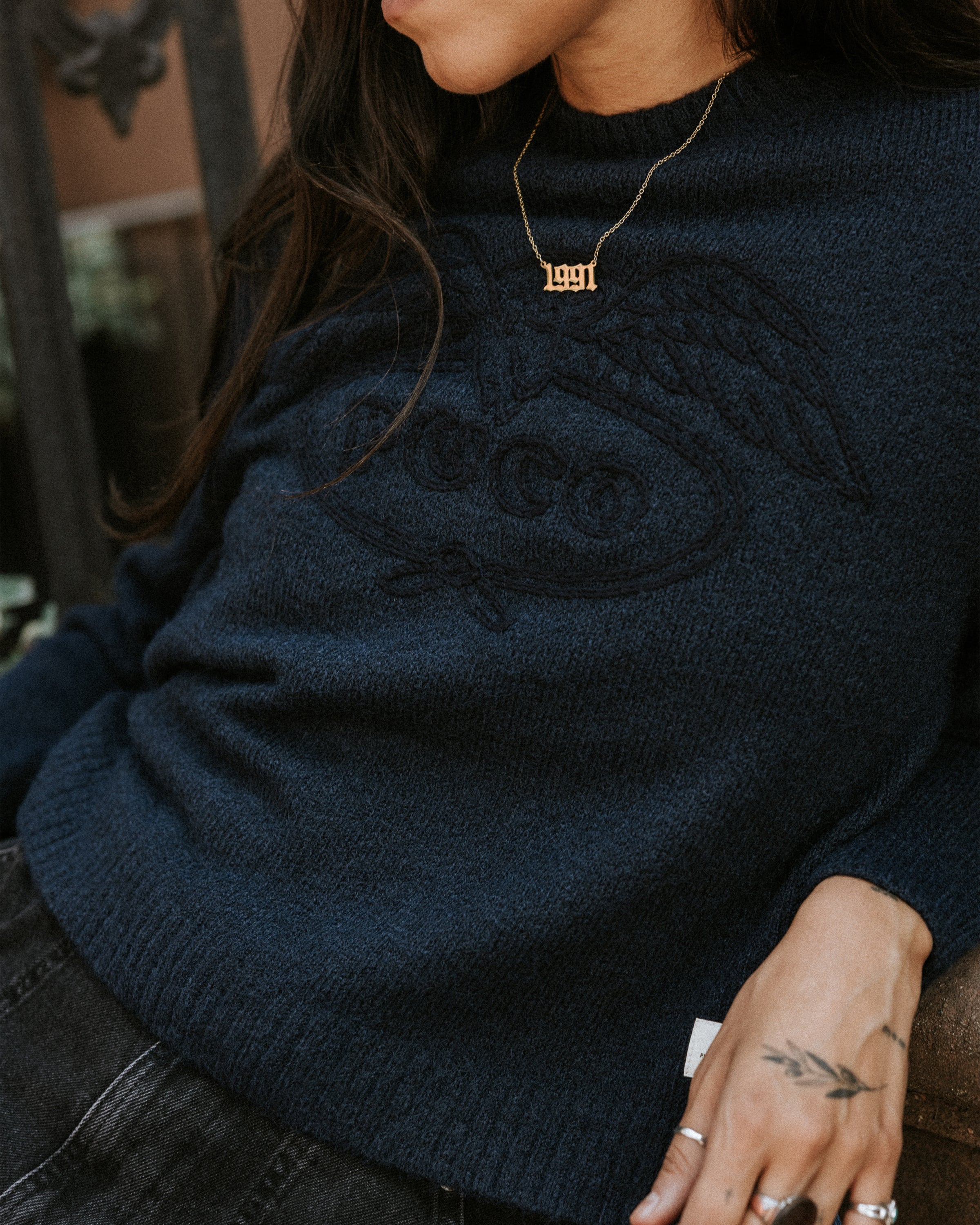 Eagle Lasso Knit - Navy
