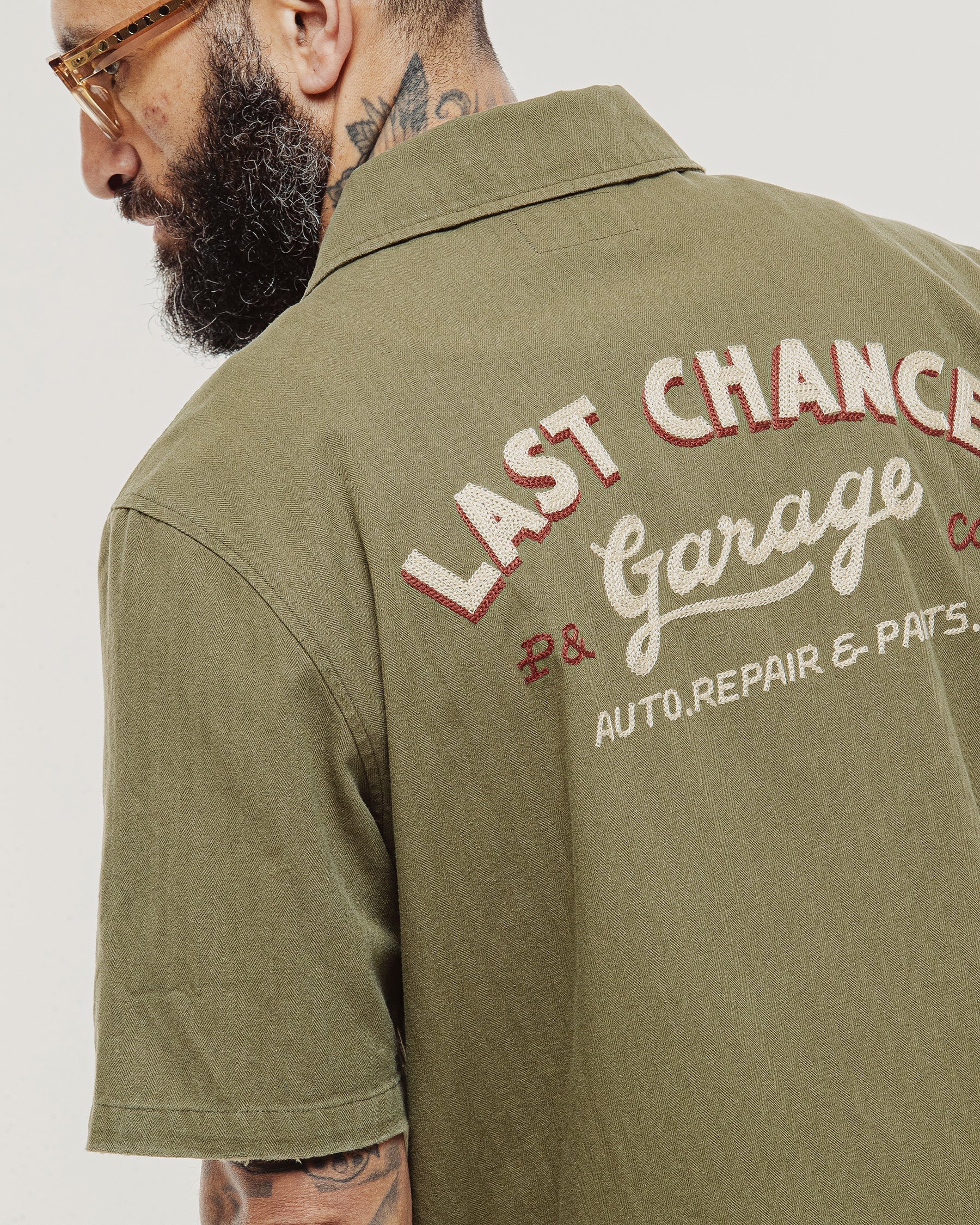 Last Chance Garage Depot Shirt - Sage