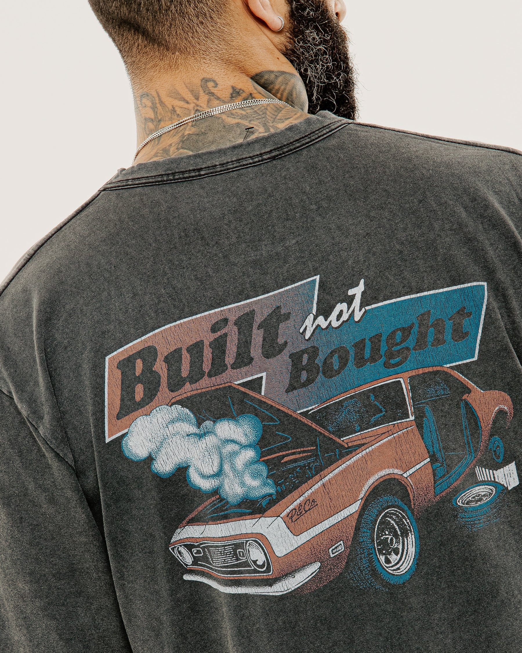 Built Not Bought T-Shirt - Acid Wash