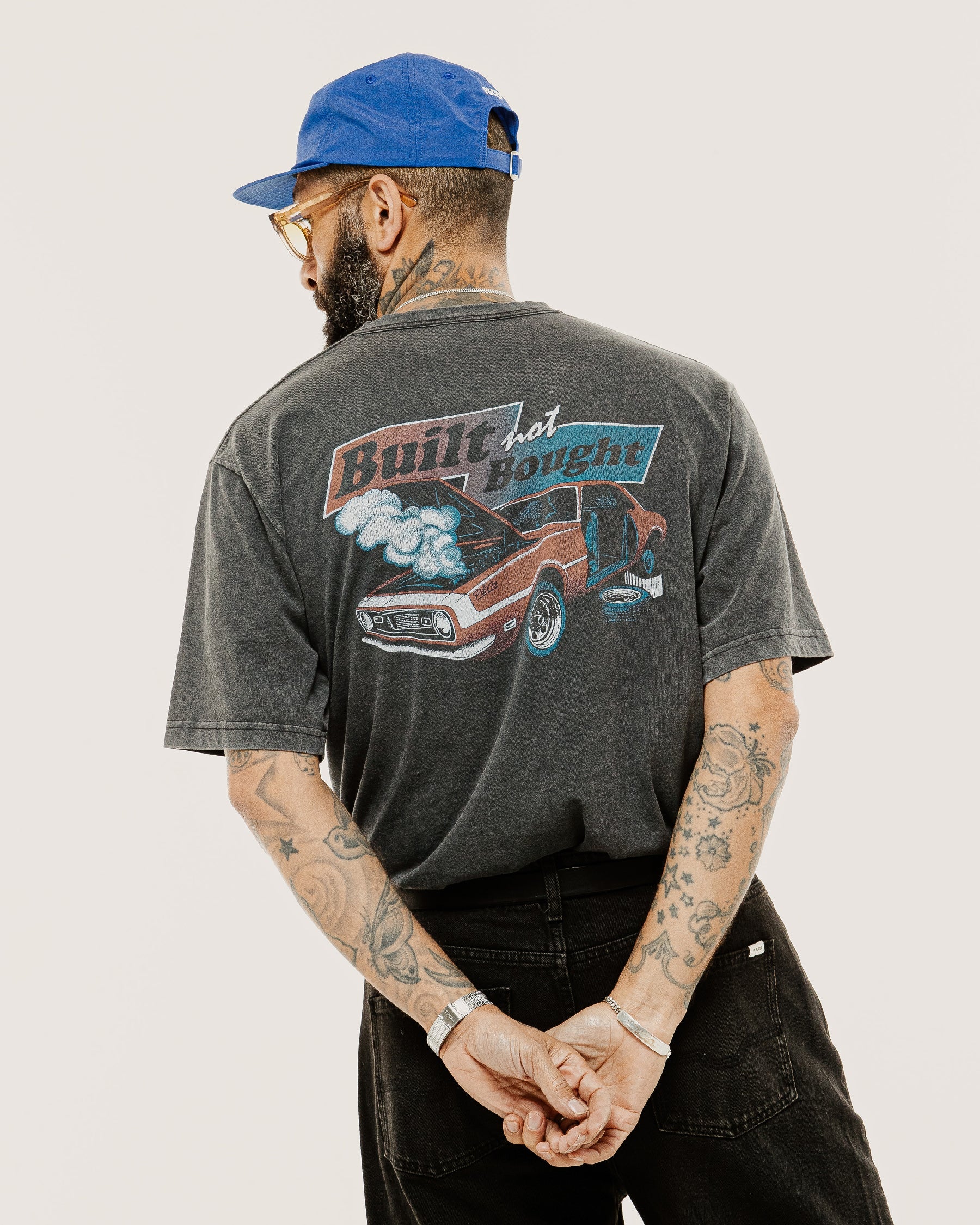 Built Not Bought T-Shirt - Acid Wash