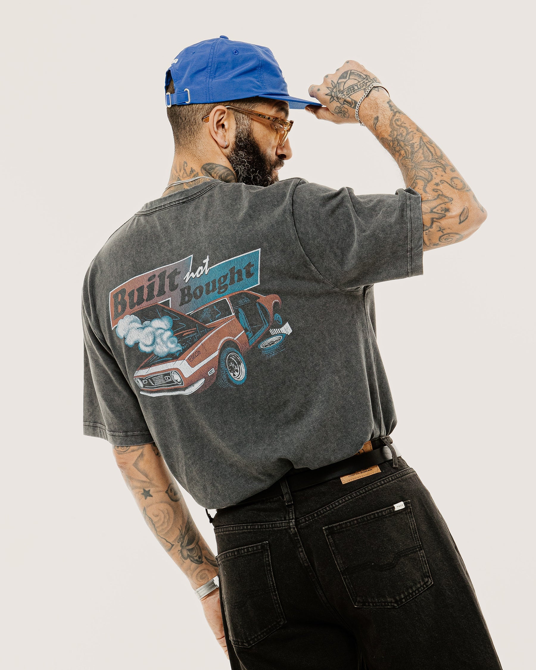 Built Not Bought T-Shirt - Acid Wash