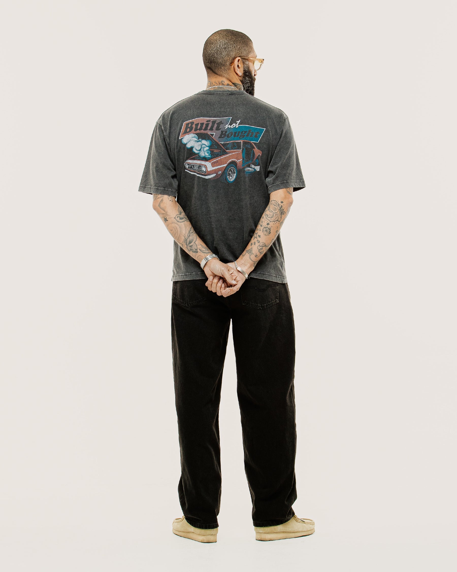 Built Not Bought T-Shirt - Acid Wash
