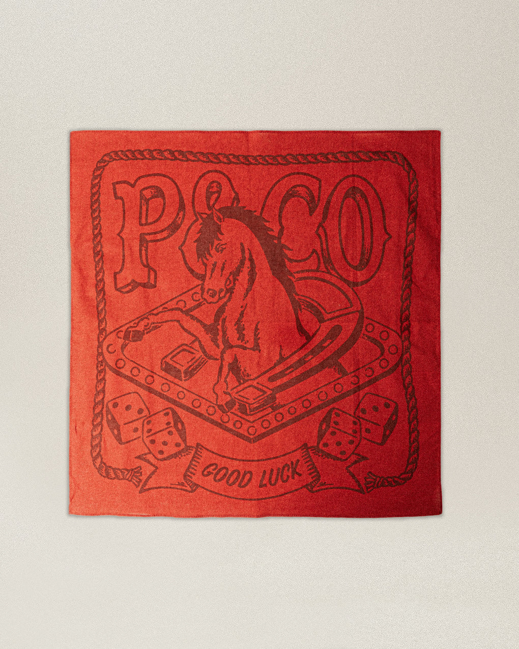 Good Luck Bandana - Deep Red