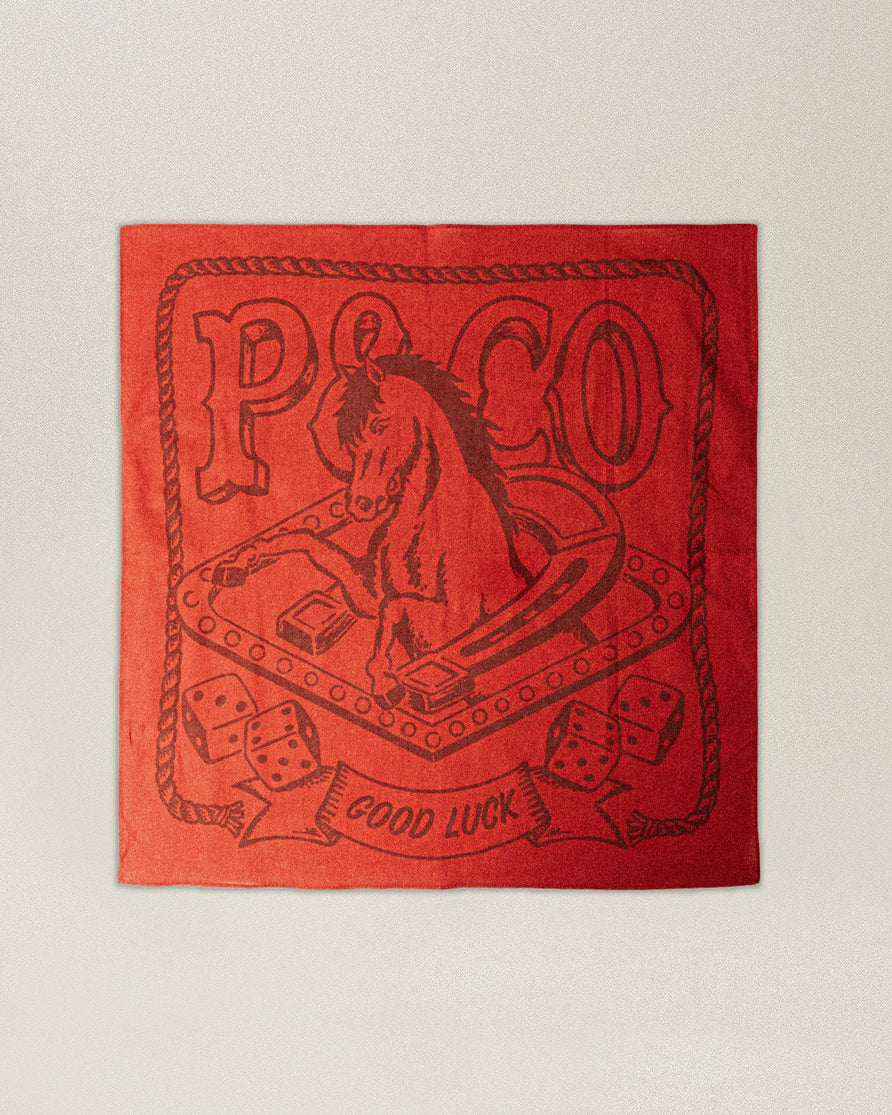 Good Luck Bandana - Deep Red