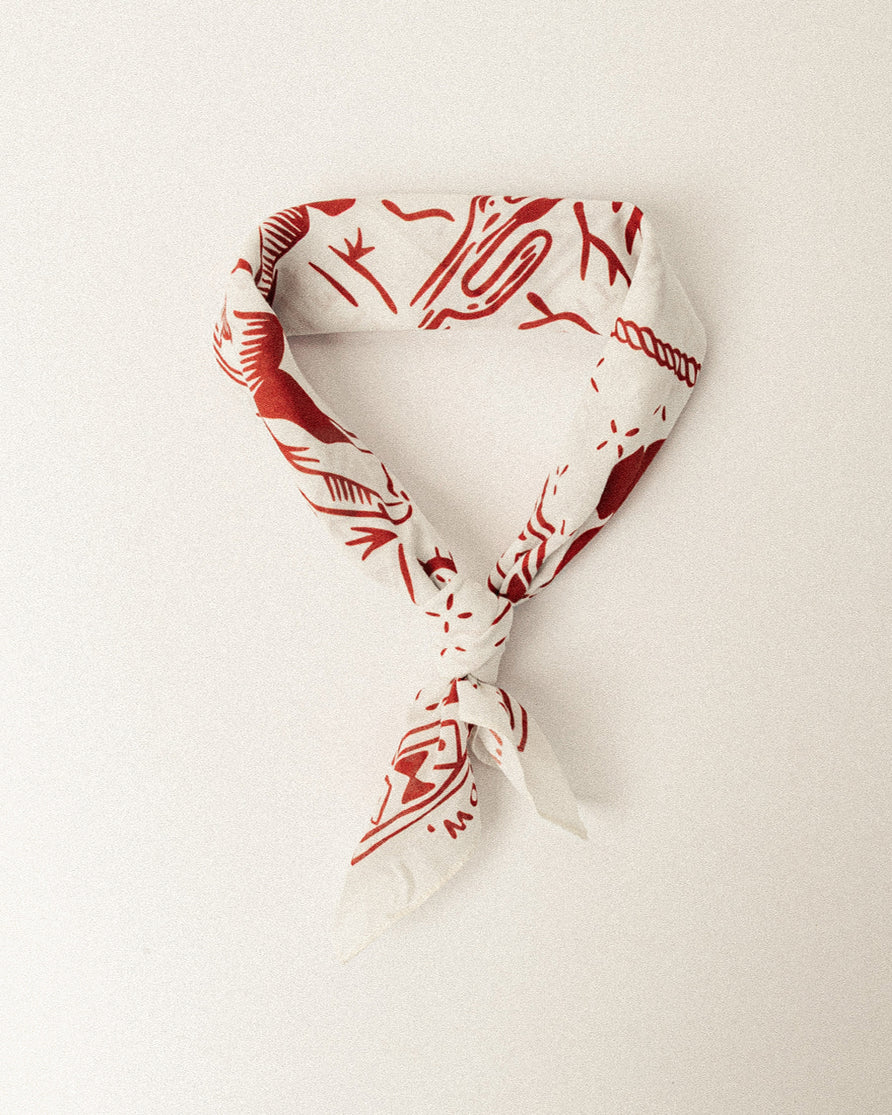 Lone Ranger Bandana - Ecru