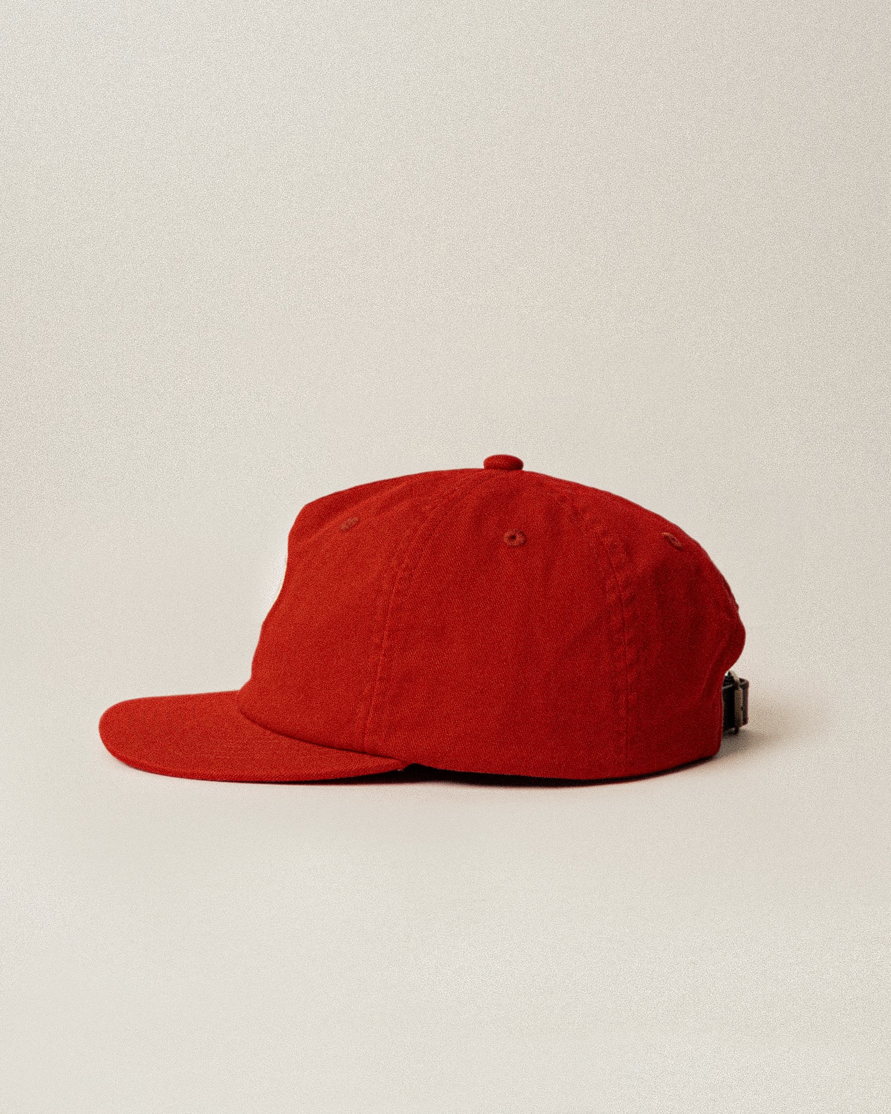 Script 5 Panel Cap - Brick Red