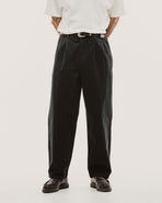 Union Pleated Pant - Black