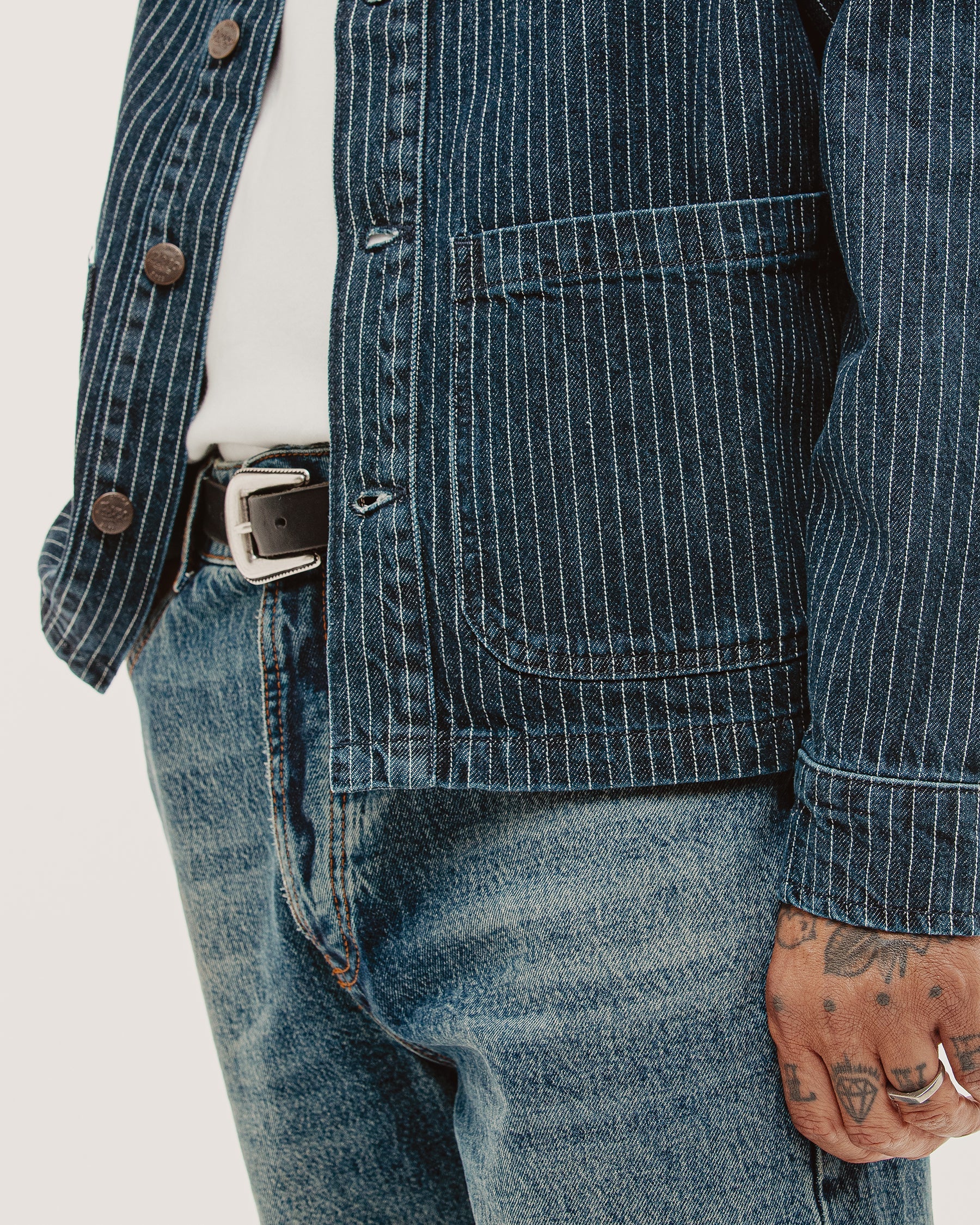 Vyse Chore Jacket - Blue Hickory