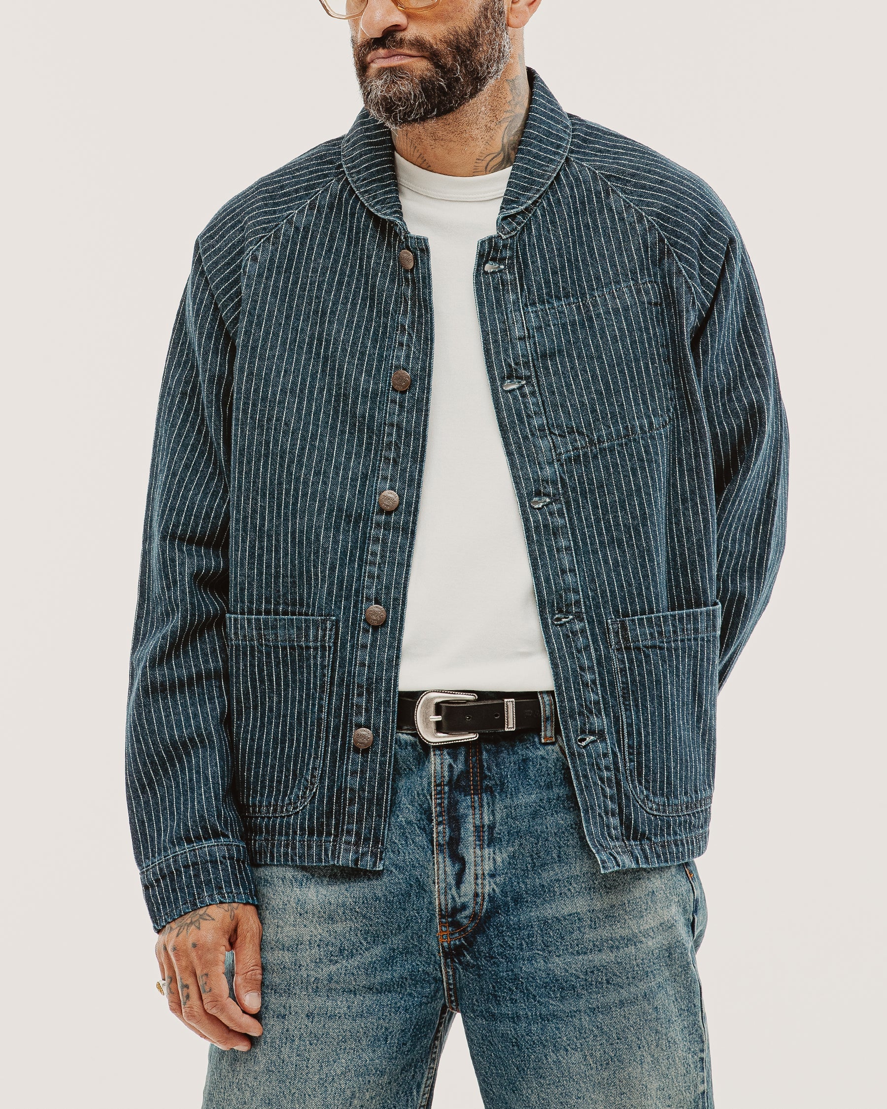 Vyse Chore Jacket - Blue Hickory