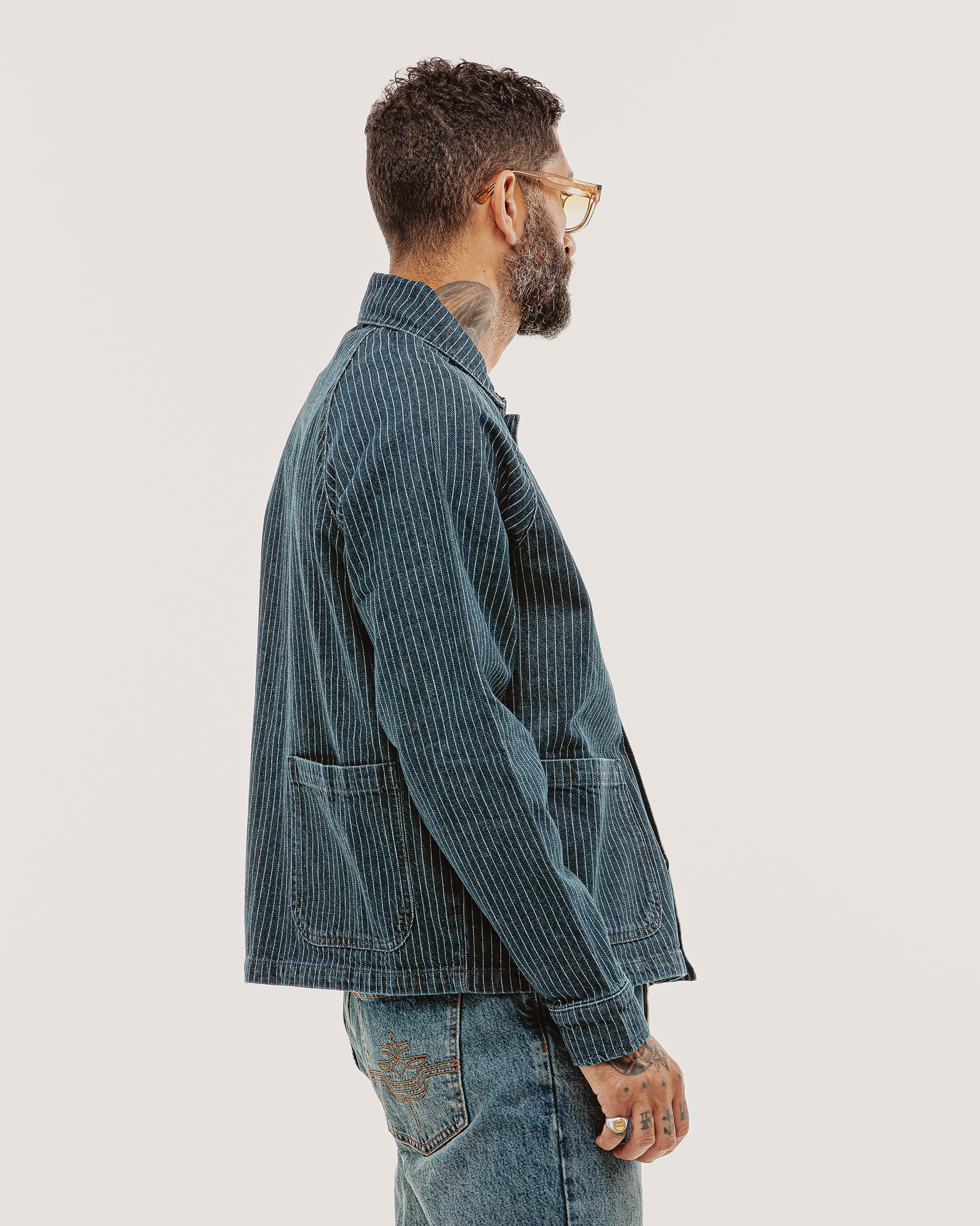 Vyse Chore Jacket - Blue Hickory