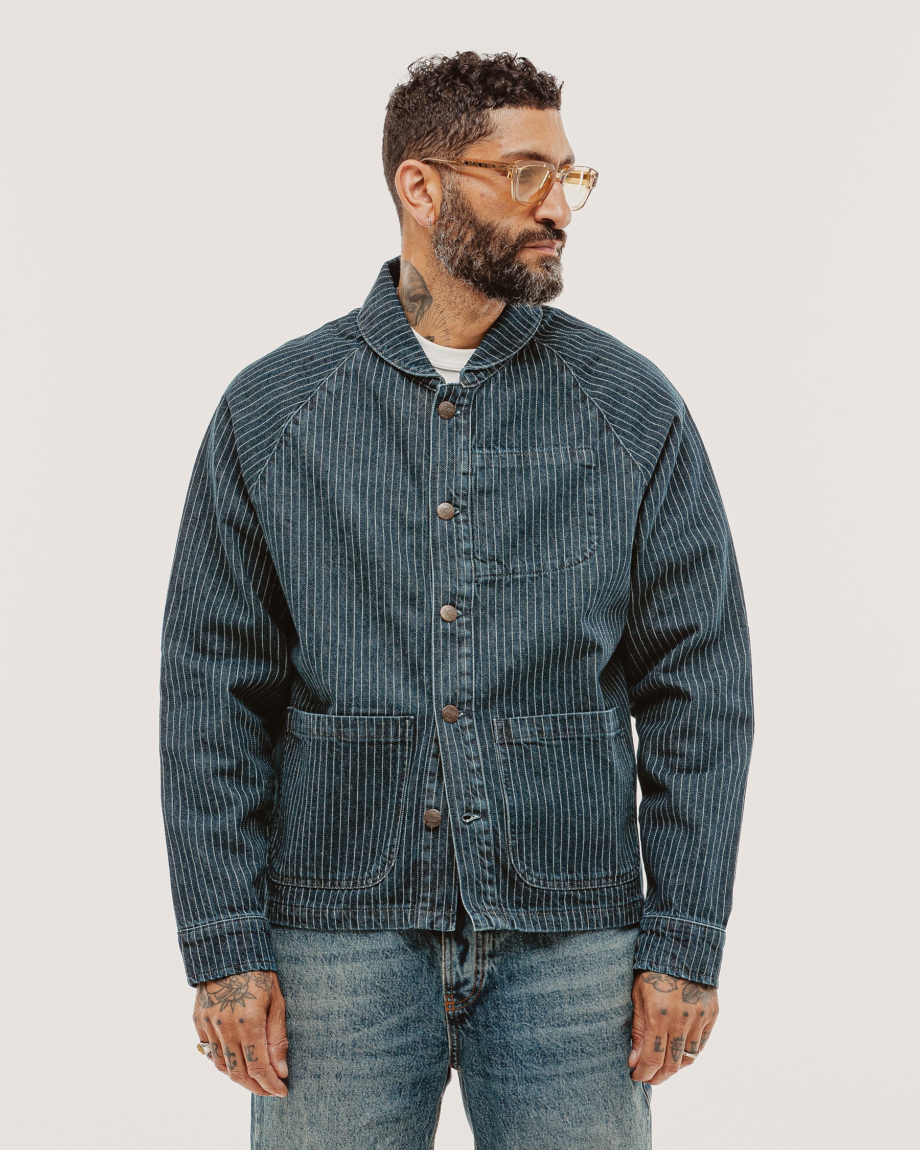 Vyse Chore Jacket - Blue Hickory
