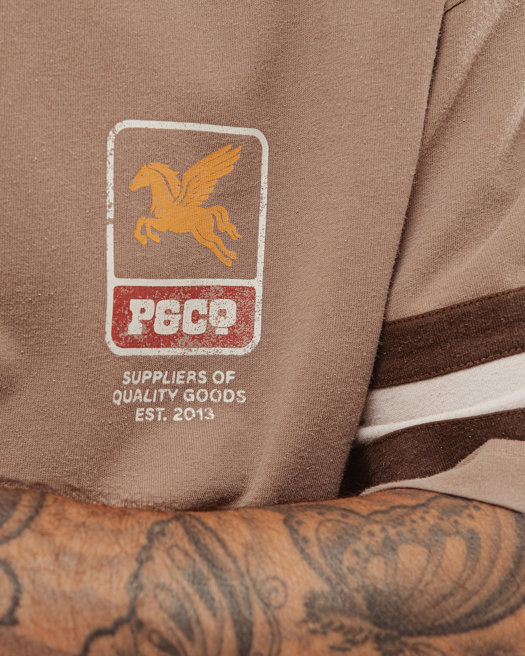 Pegasus Boxy Shortsleeve Jersey - Brown