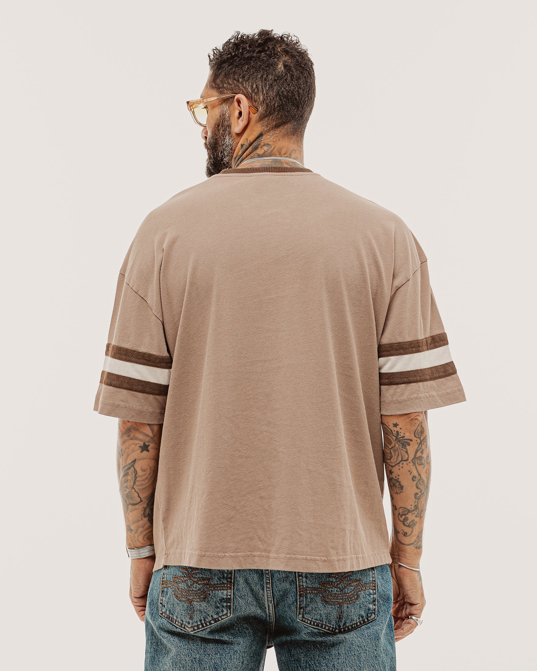 Pegasus Boxy Shortsleeve Jersey - Brown