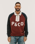 Track 1/4 Zip Jersey - Maroon & Navy