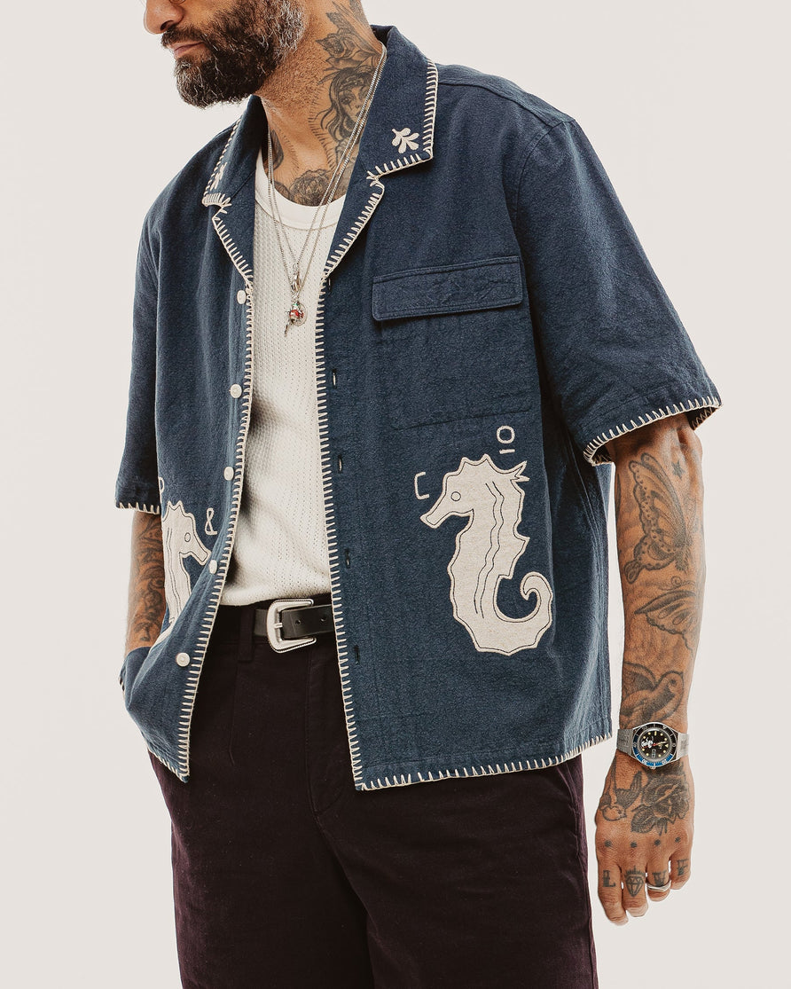 Mariner Resort Shirt - Navy