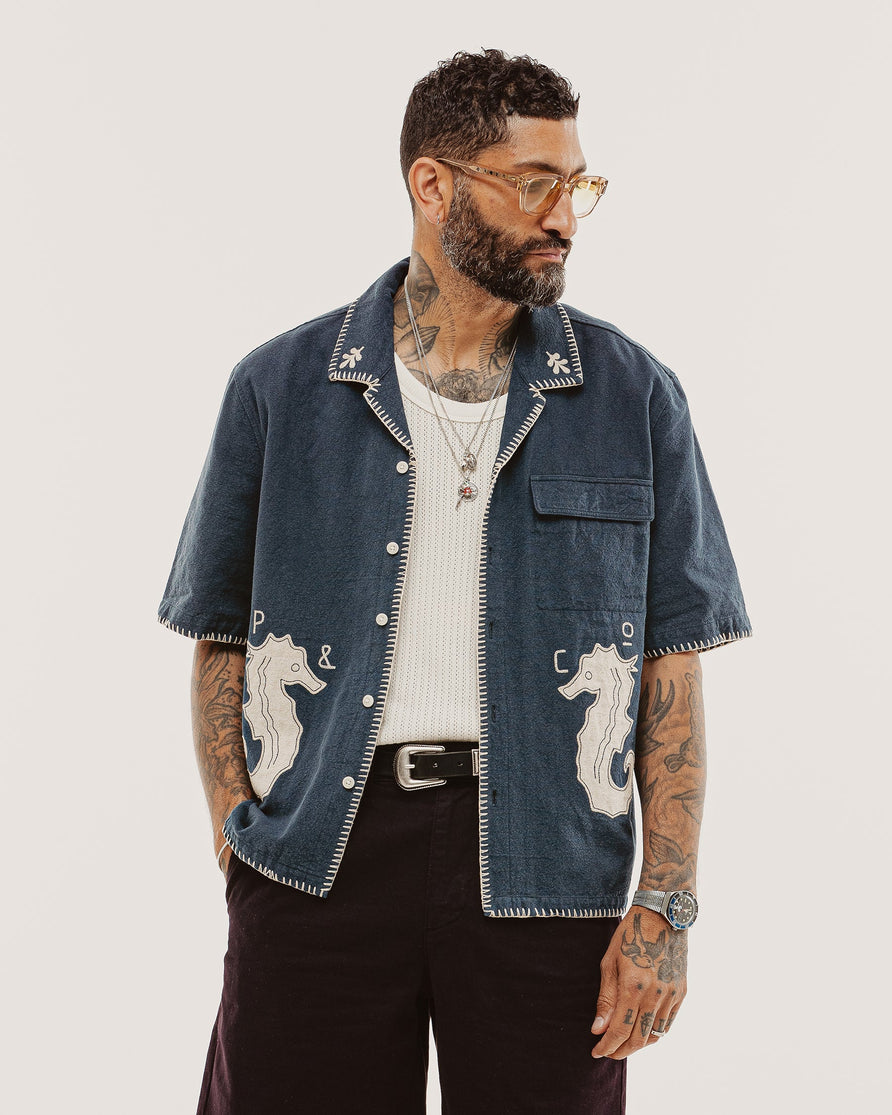 Mariner Resort Shirt - Navy