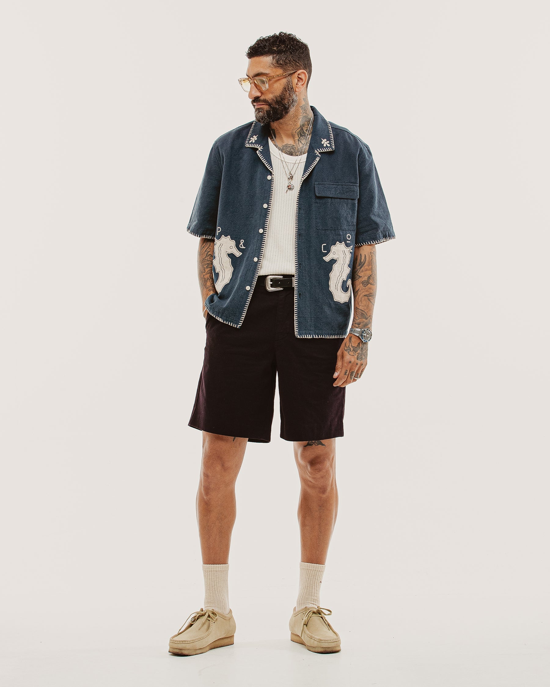 Mariner Resort Shirt - Navy