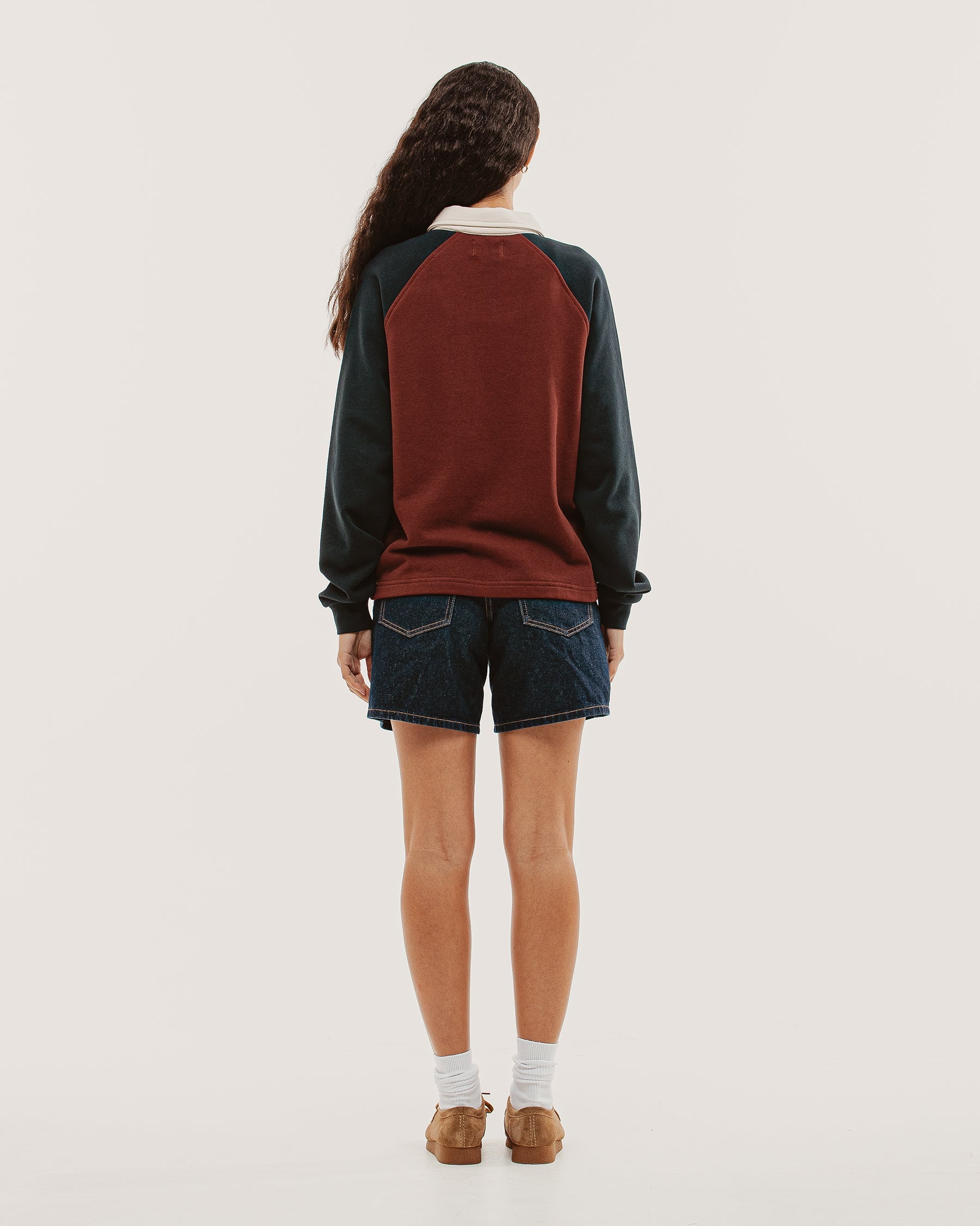 Track 1/4 Zip Jersey - Maroon & Navy
