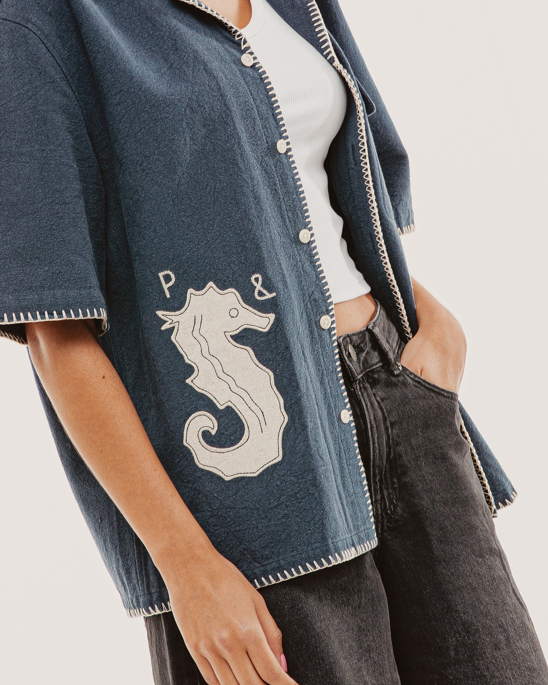 Mariner Resort Shirt - Navy