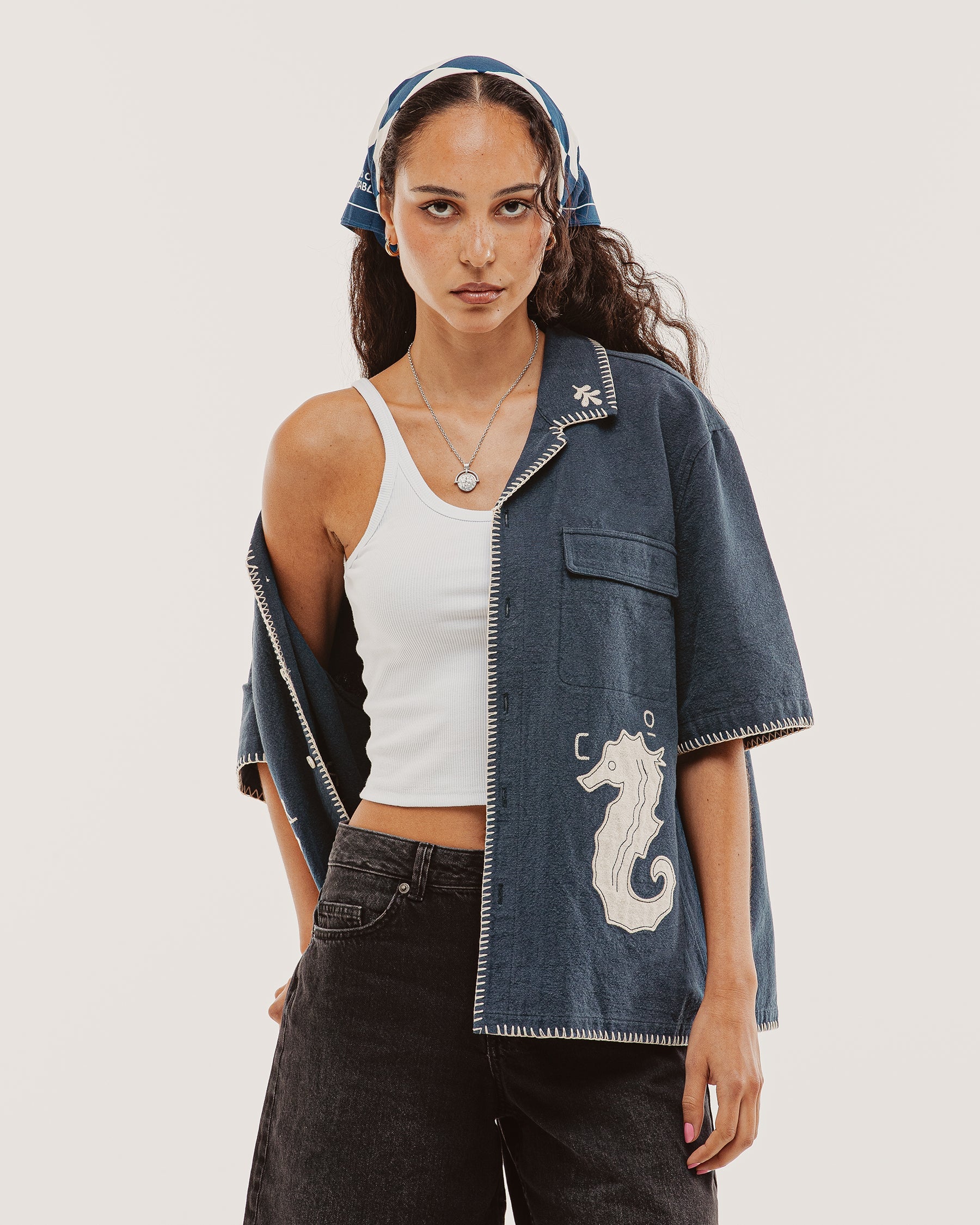 Mariner Resort Shirt - Navy