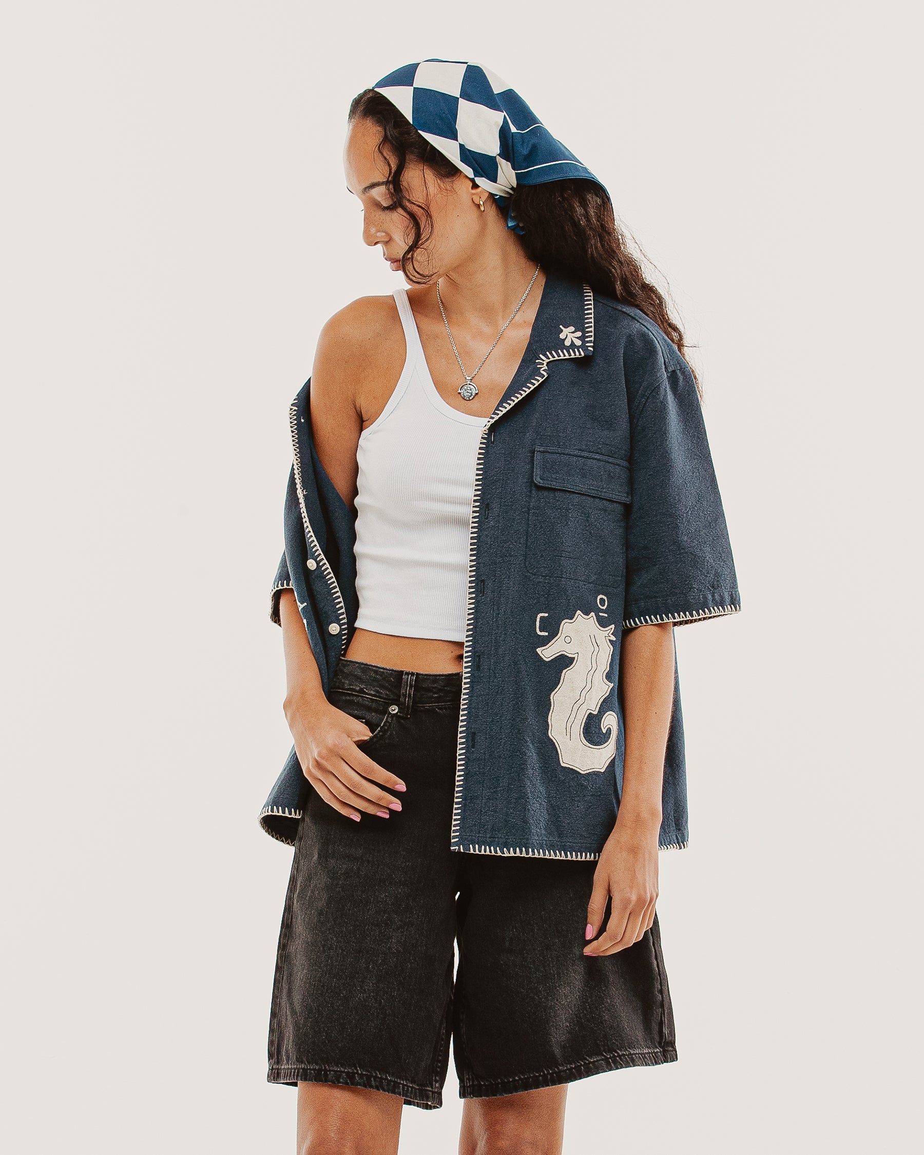 Mariner Resort Shirt - Navy