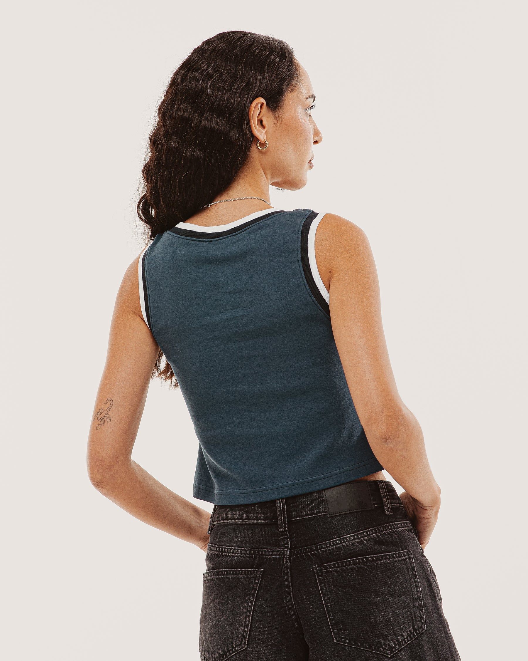 P&Co Tricot Tank - Navy