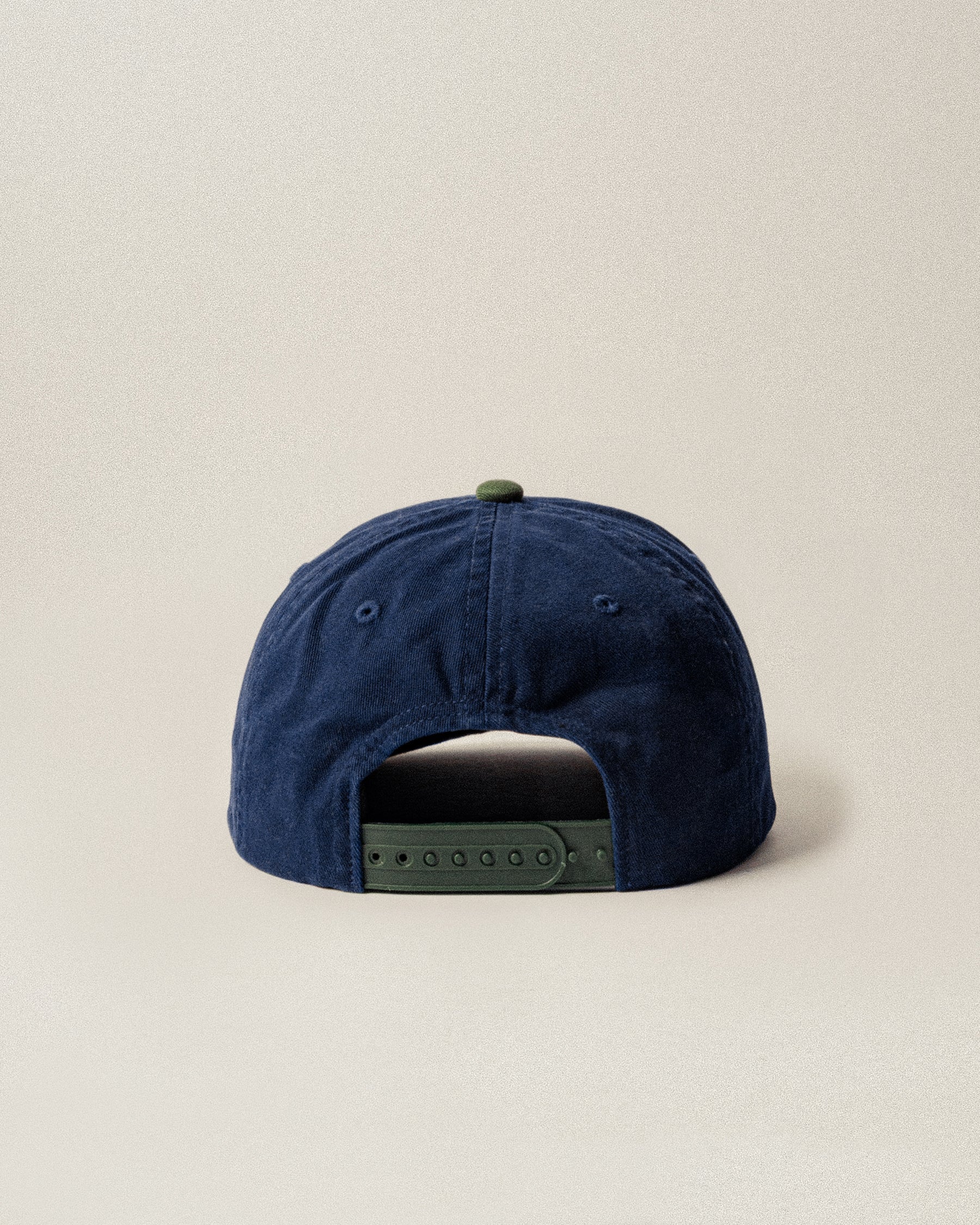 Quality Goods Twill 5 Panel Cap - Navy & Green
