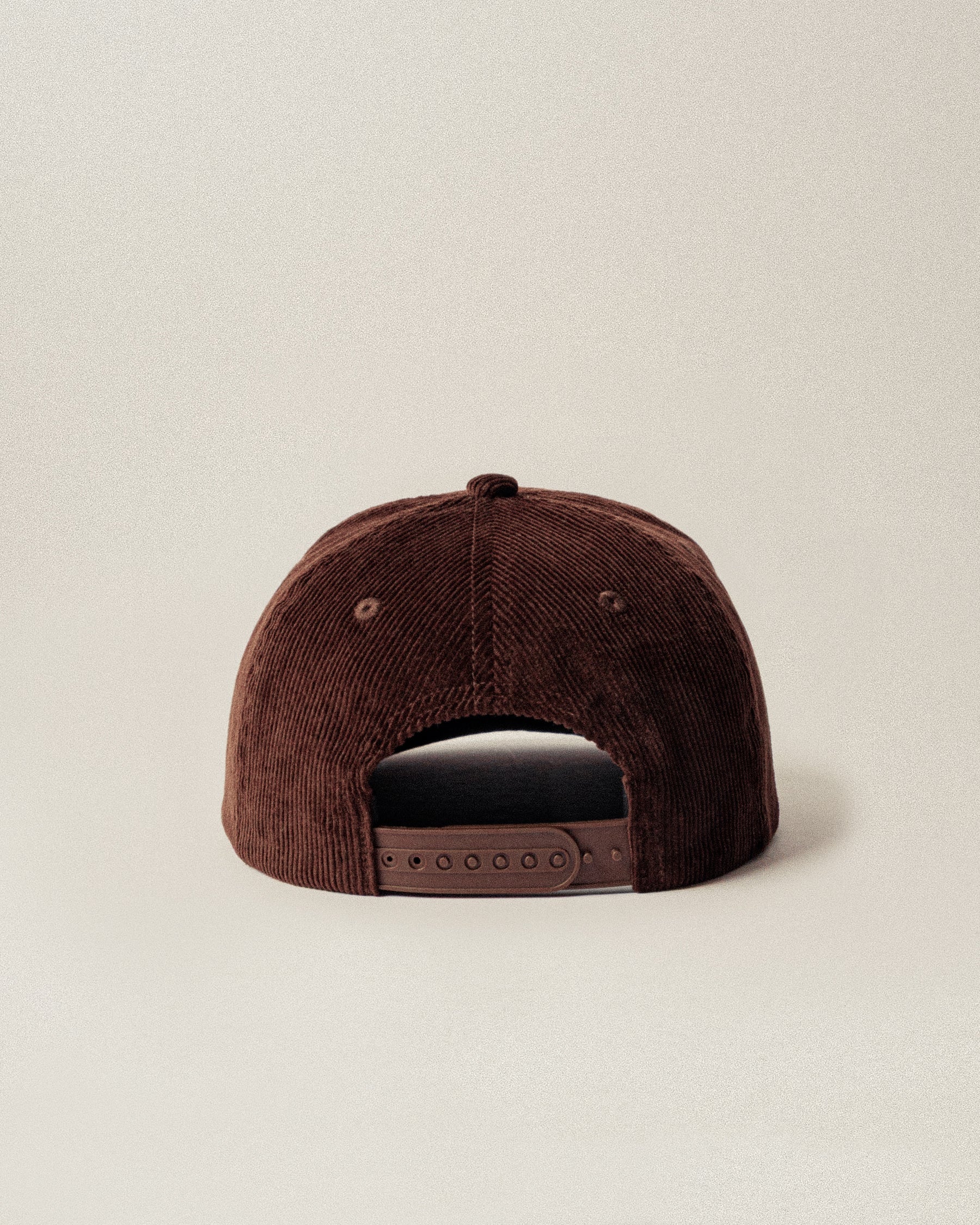 Quality Goods Cord 5 Panel Cap - Brown