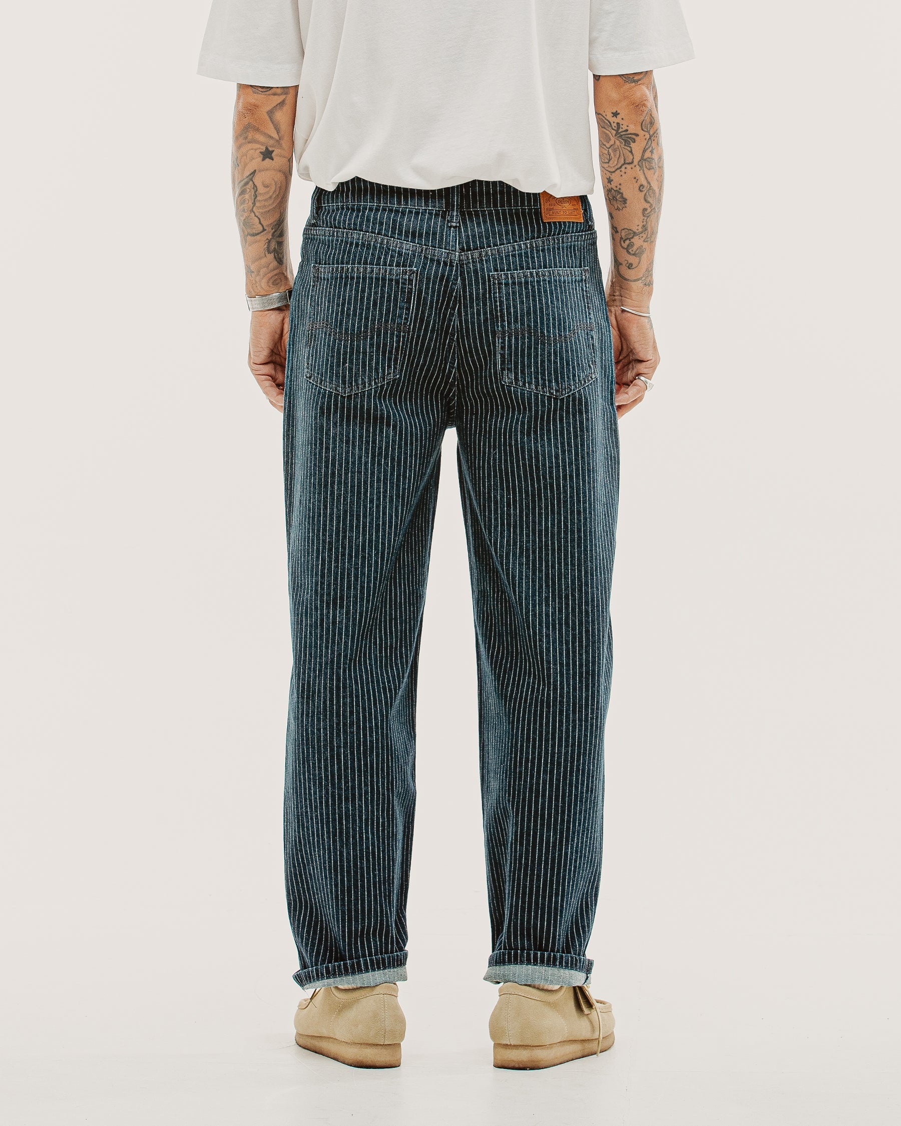 Barstow Denim Jean - Hickory Stripe
