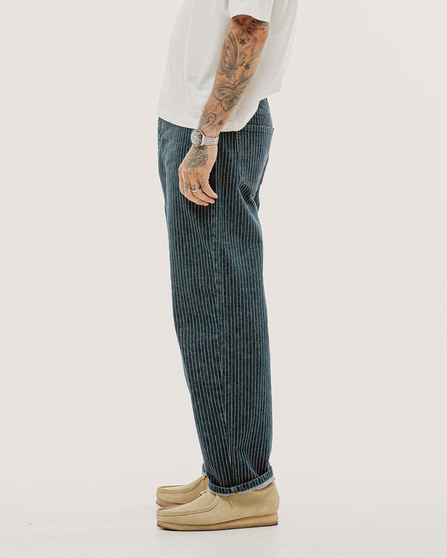 Barstow Denim Jean - Hickory Stripe