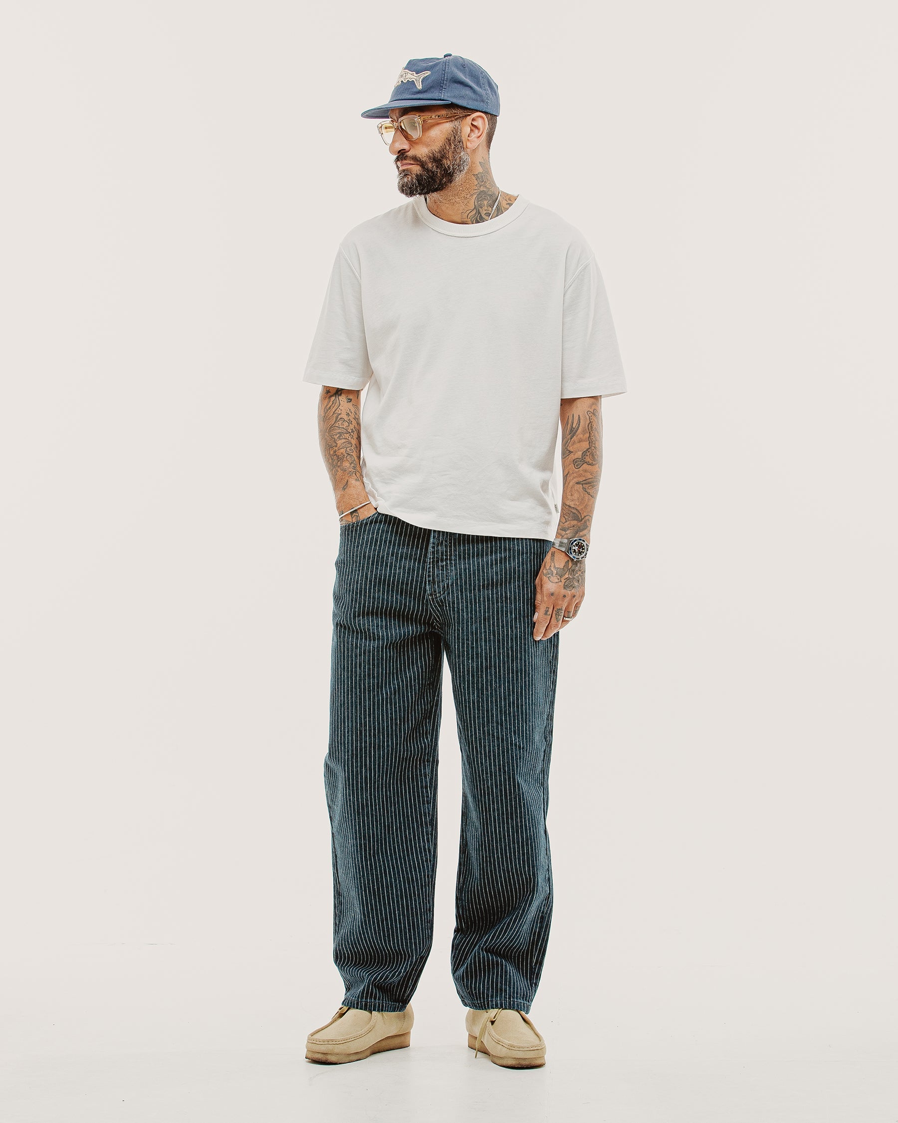 Barstow Denim Jean - Hickory Stripe