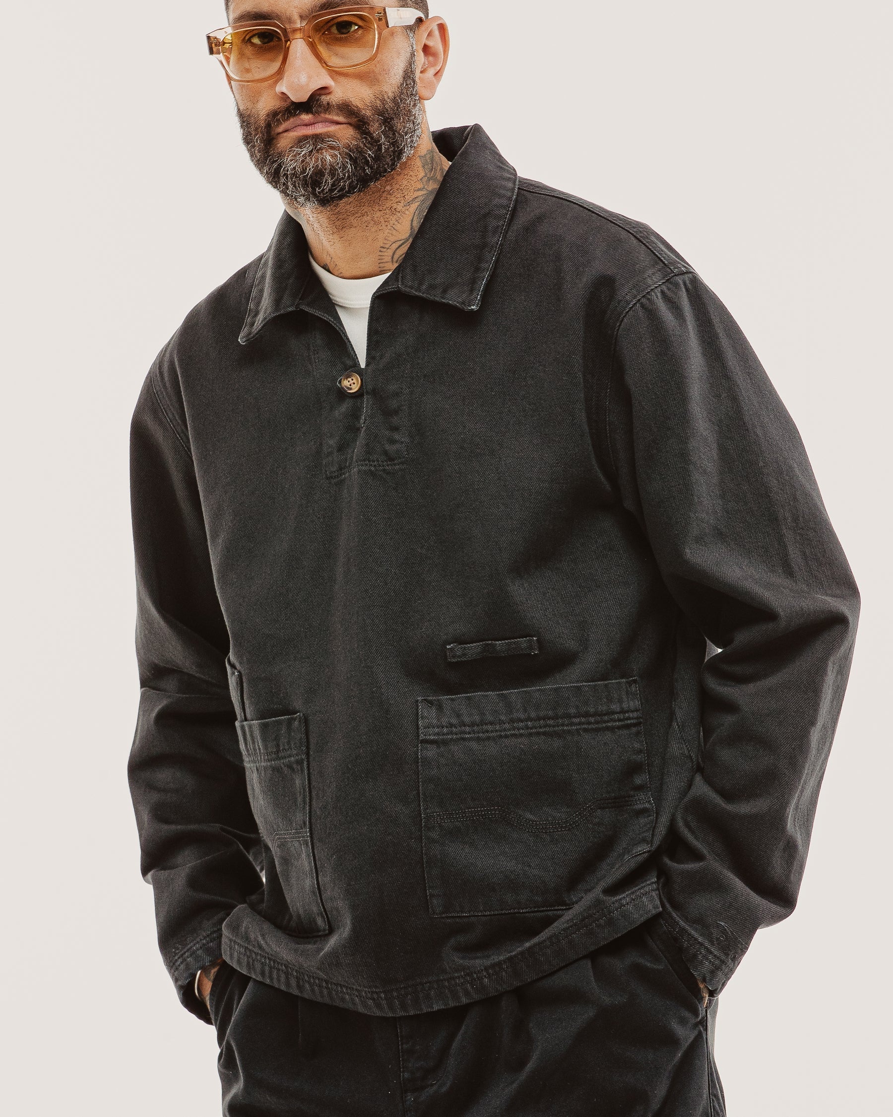 Founders Artist Smock - Washed Black