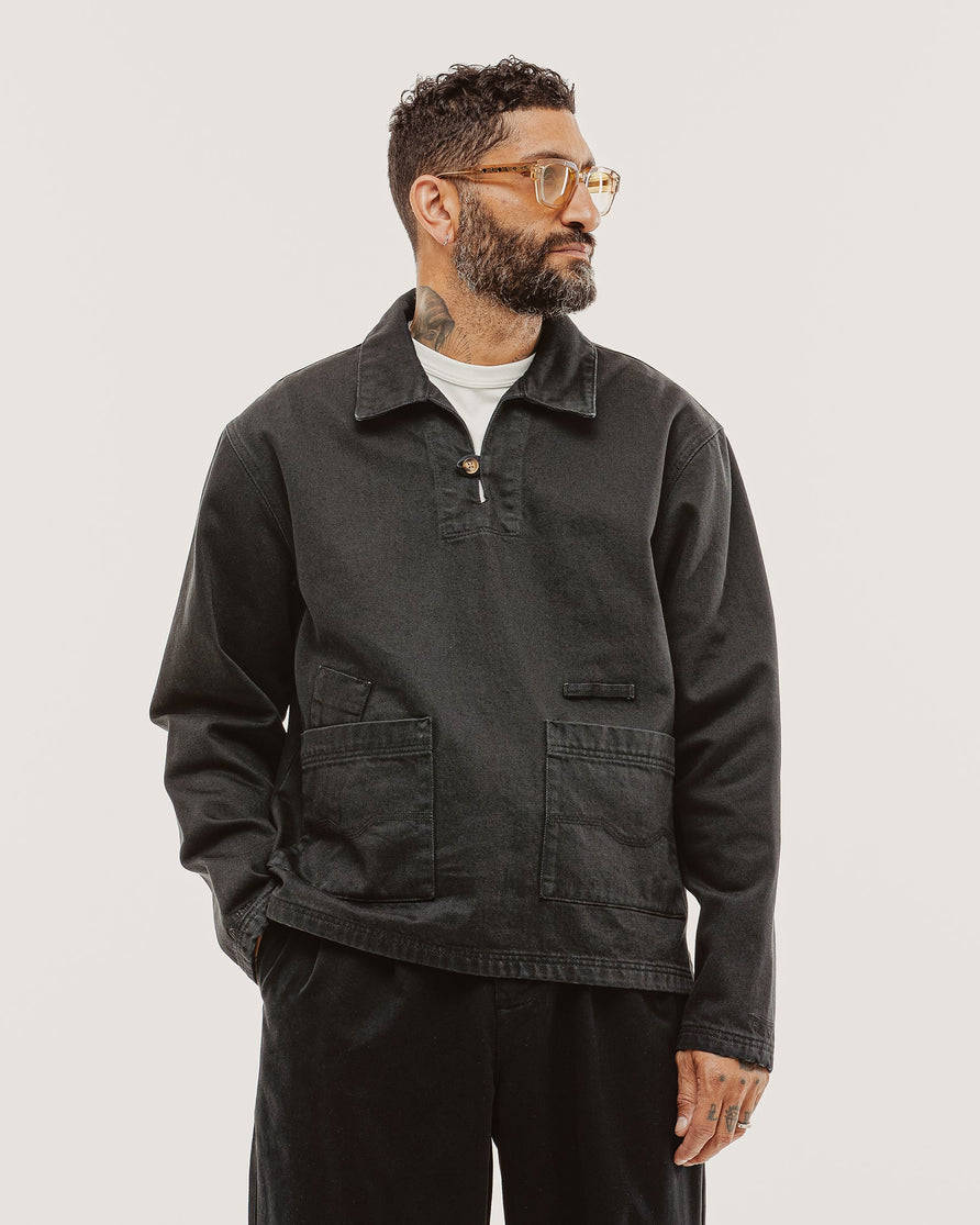 Founders Artist Smock - Washed Black