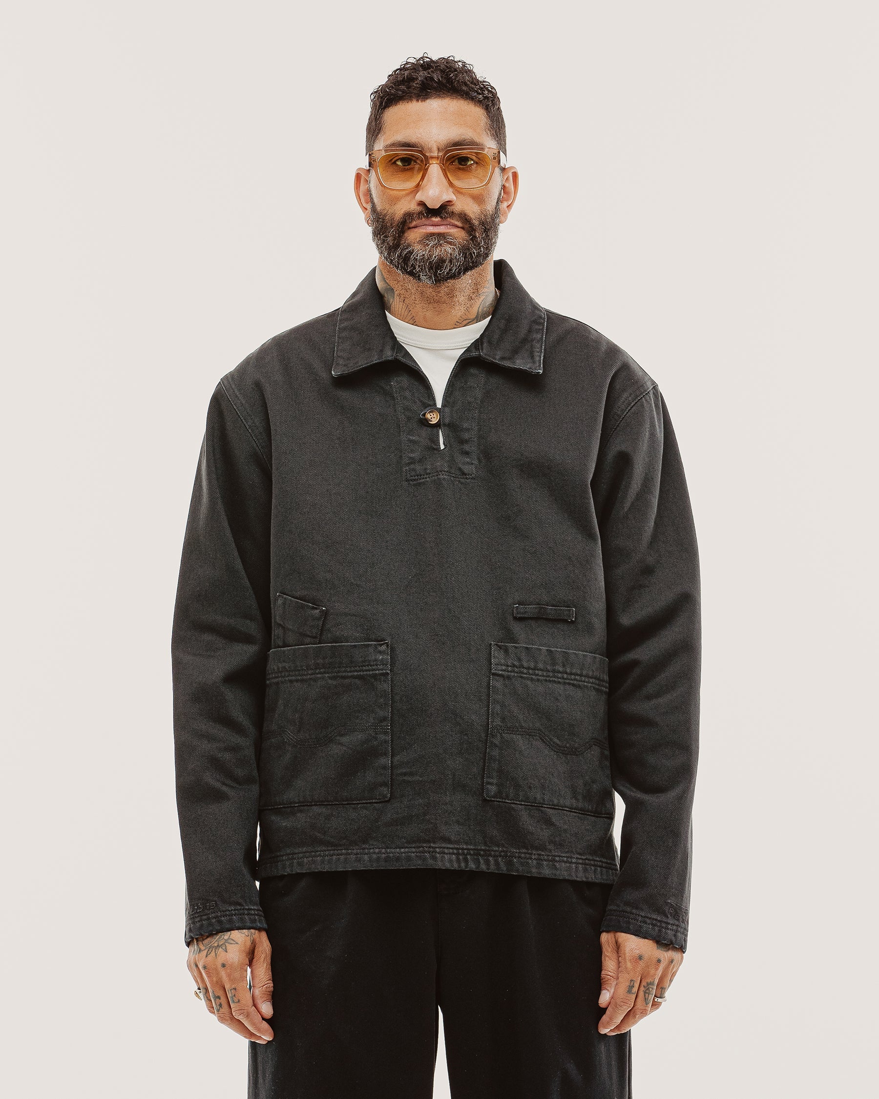 Founders Artist Smock - Washed Black