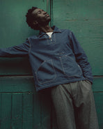 Venture Herringbone Smock - Navy