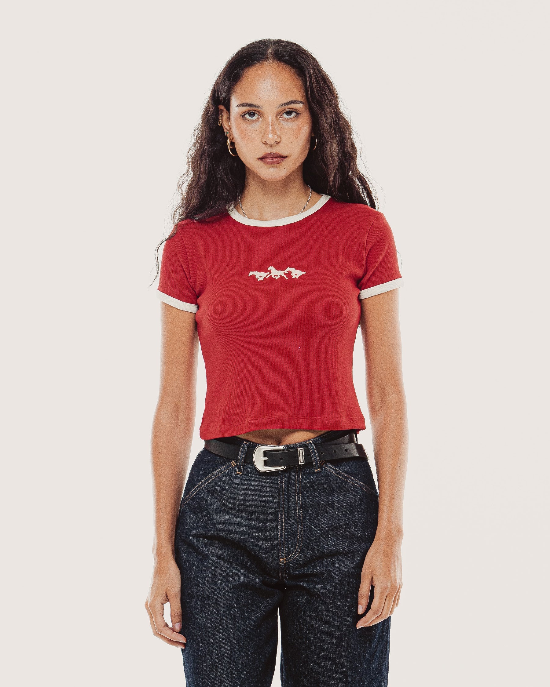 Maresa Baby T-Shirt - Washed Red