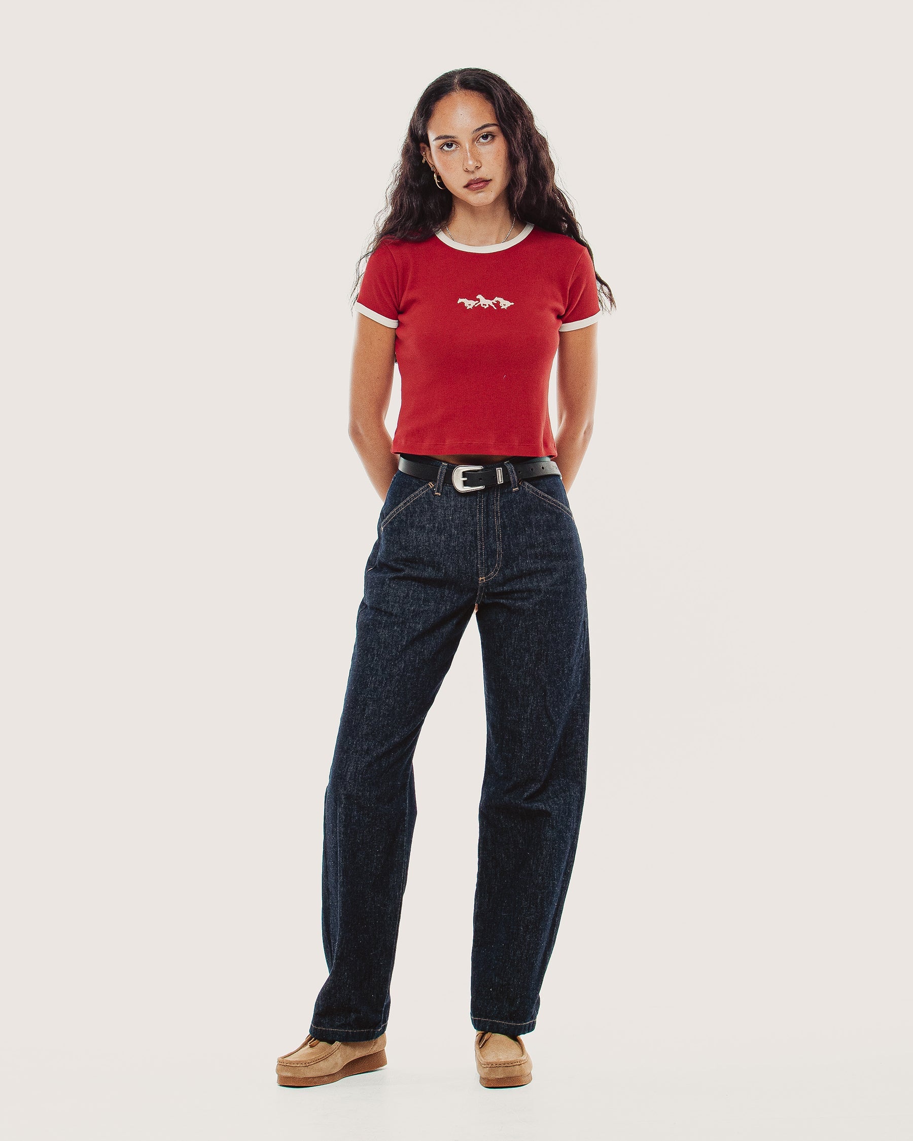 Maresa Baby T-Shirt - Washed Red