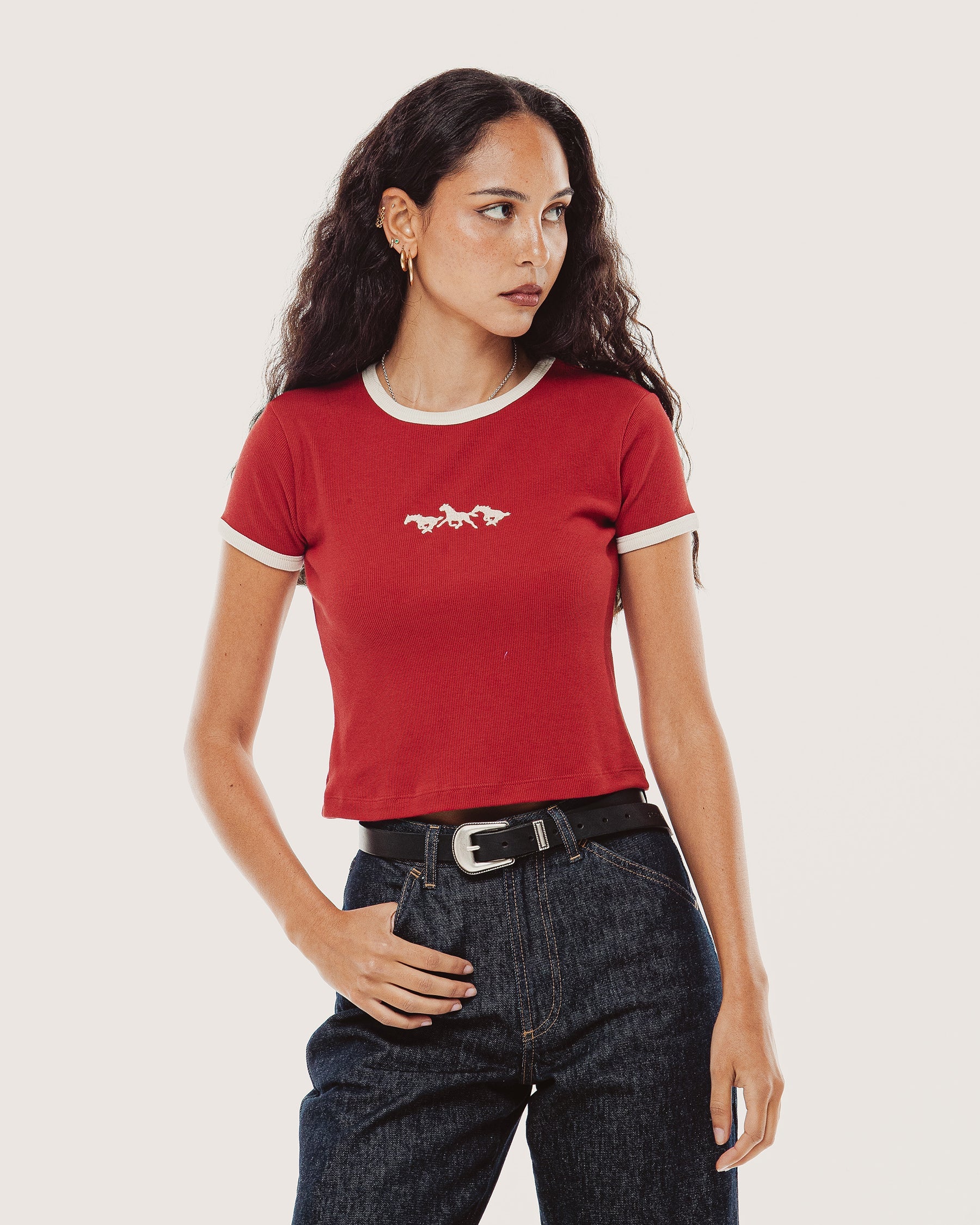 Maresa Baby T-Shirt - Washed Red