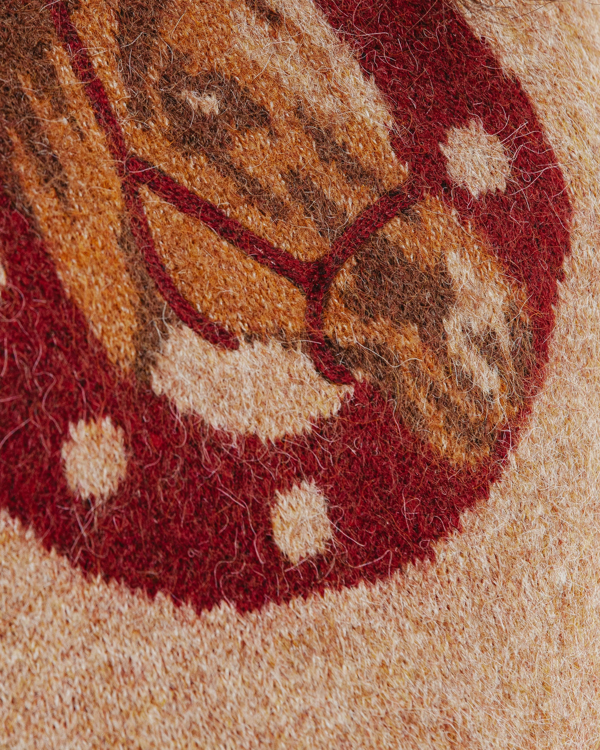 Shelby Intarsia Knit - Biscuit