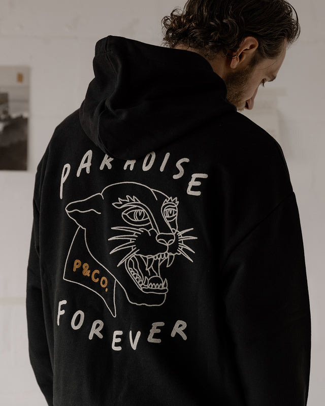 Paradise Forever Hoodie - Washed Black