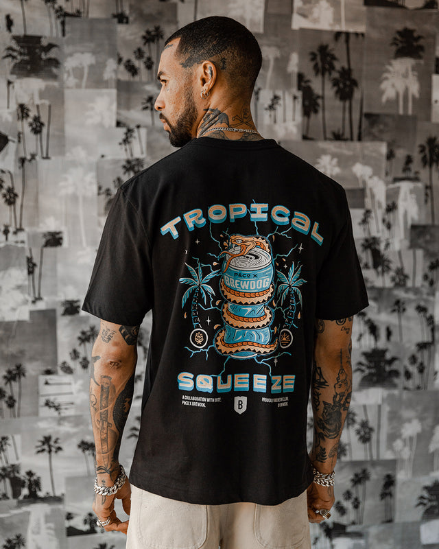 Tropical Squeeze T-Shirt - Washed Black