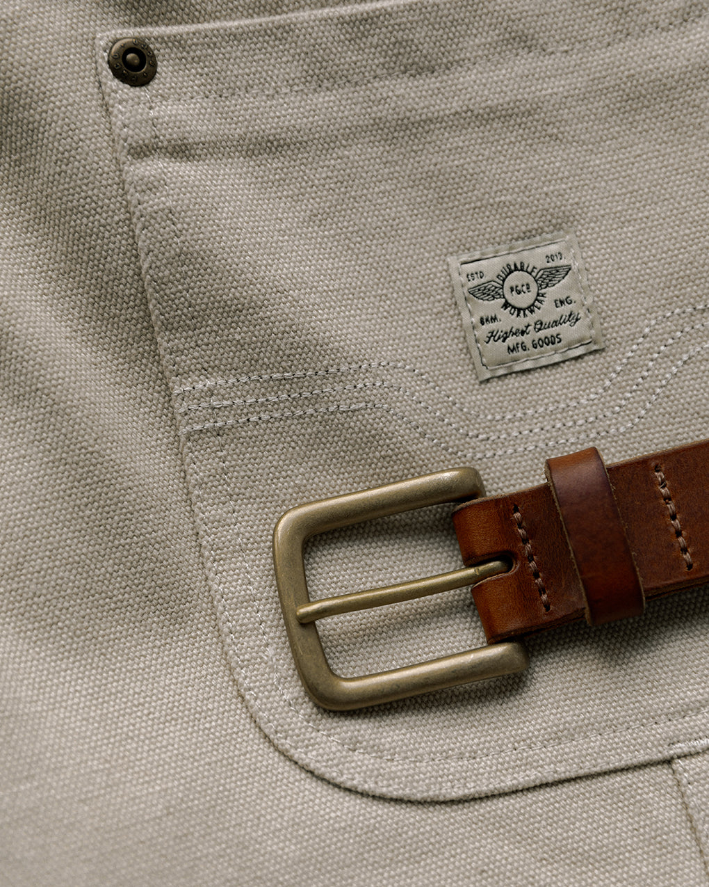 Type 01. Leather Belt - Rust Brown