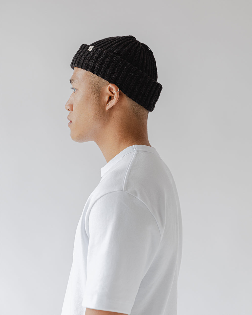 Fisherman Beanie - Black