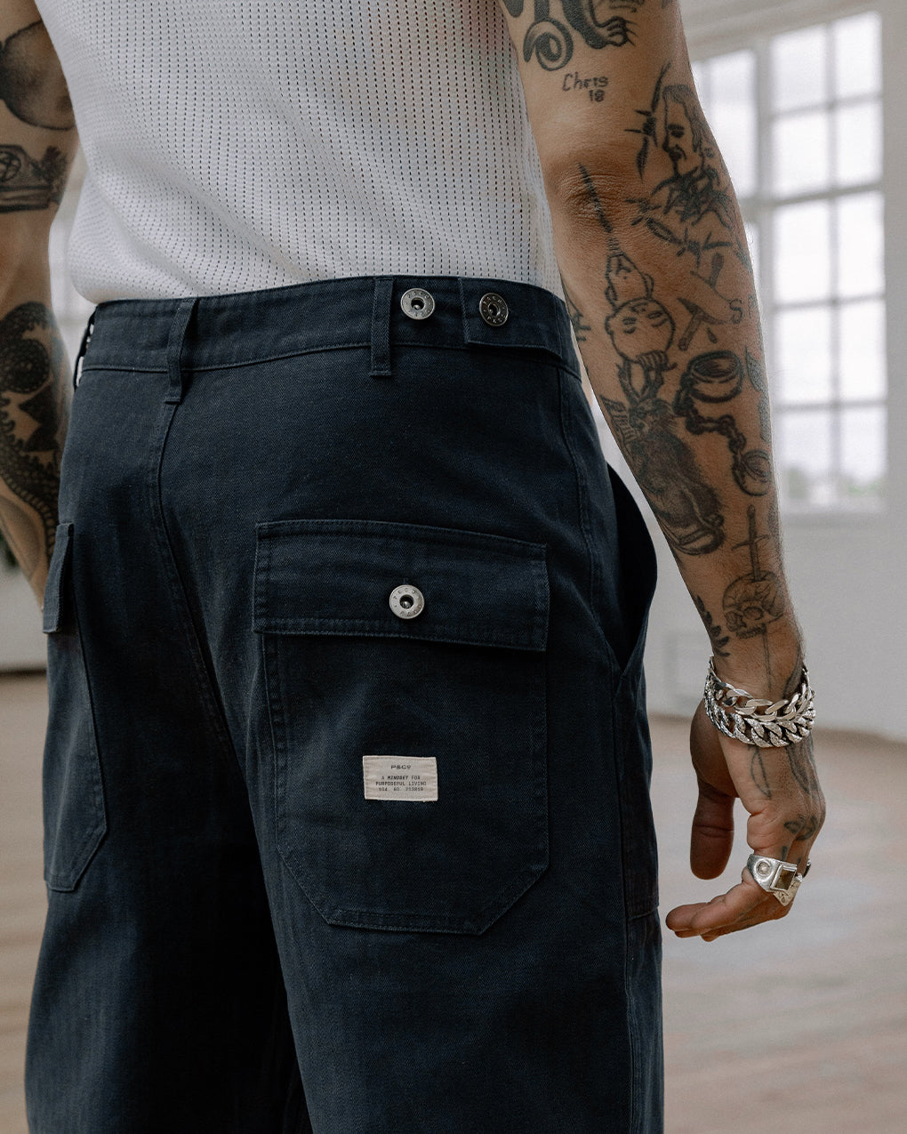 304 Service Fatigue Pants - Navy