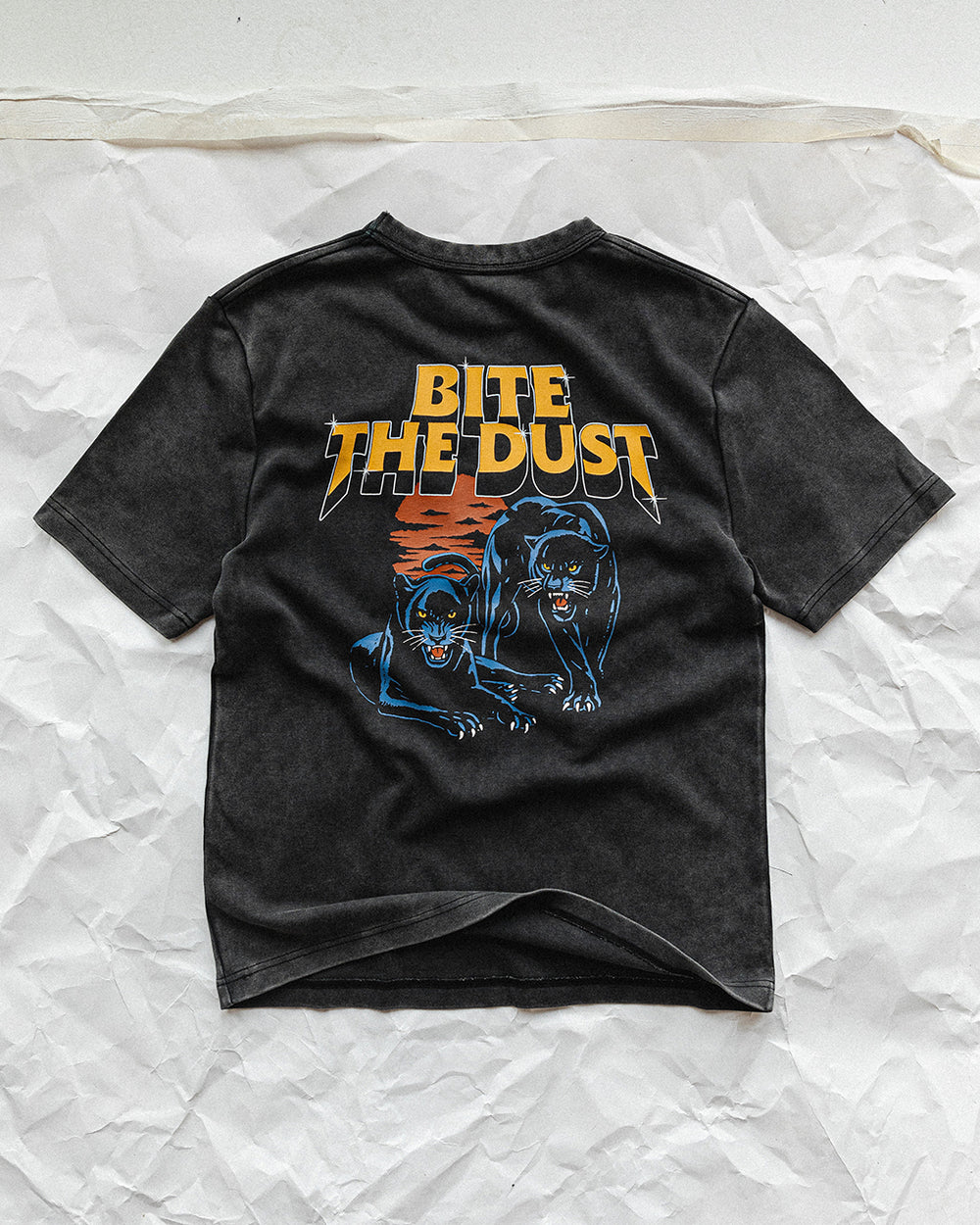 Bite The Dust Heavyweight T-Shirt - Acid Wash