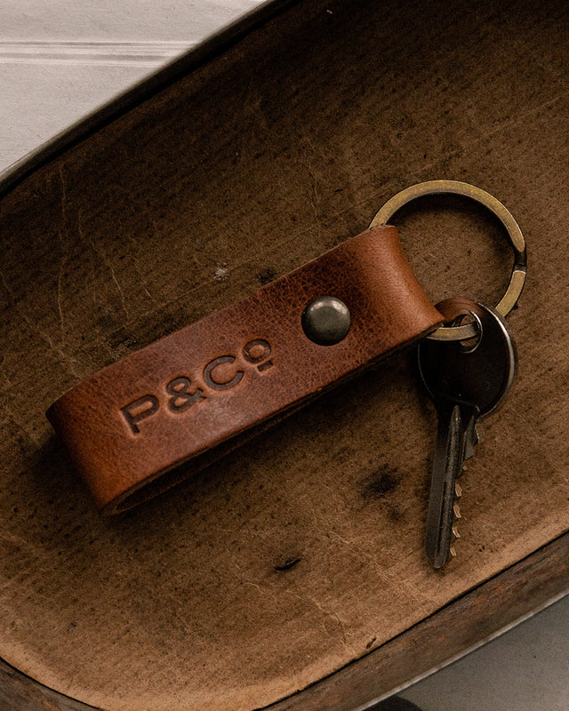 P&Co Key Ring - Brown